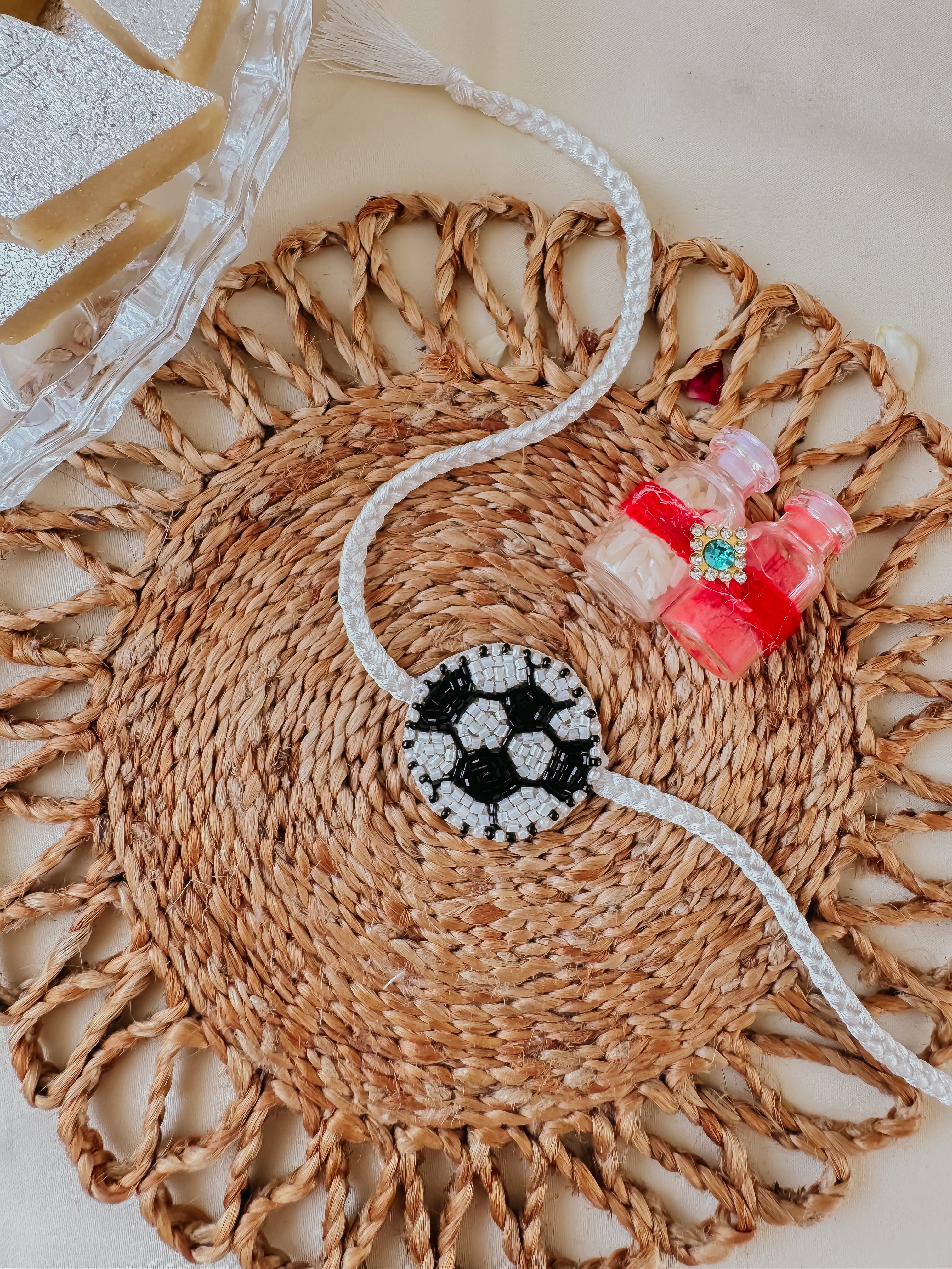Kick-off Football Handmade Rakhi
