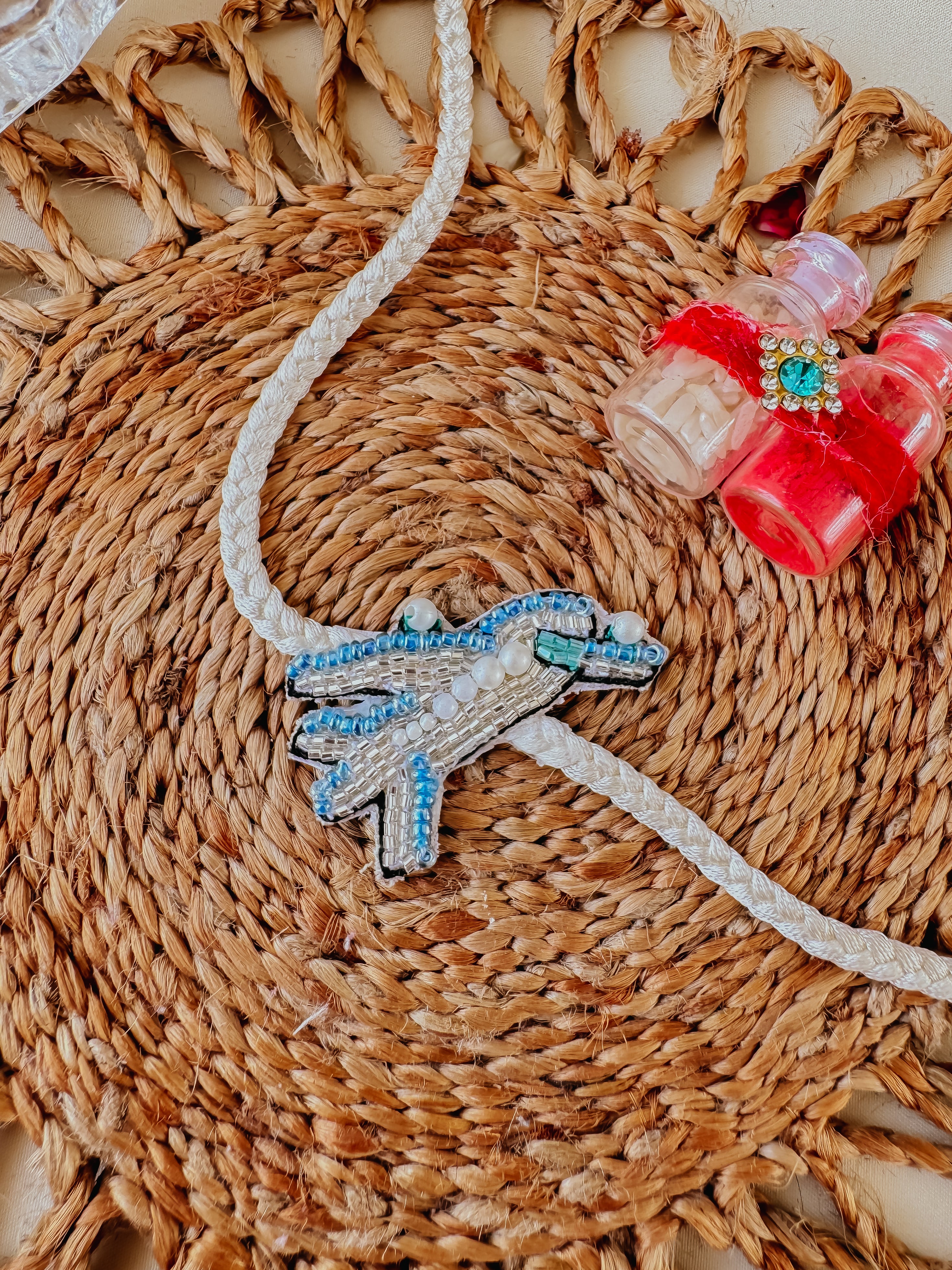 Fly-High Blue Aeroplane Handmade Rakhi