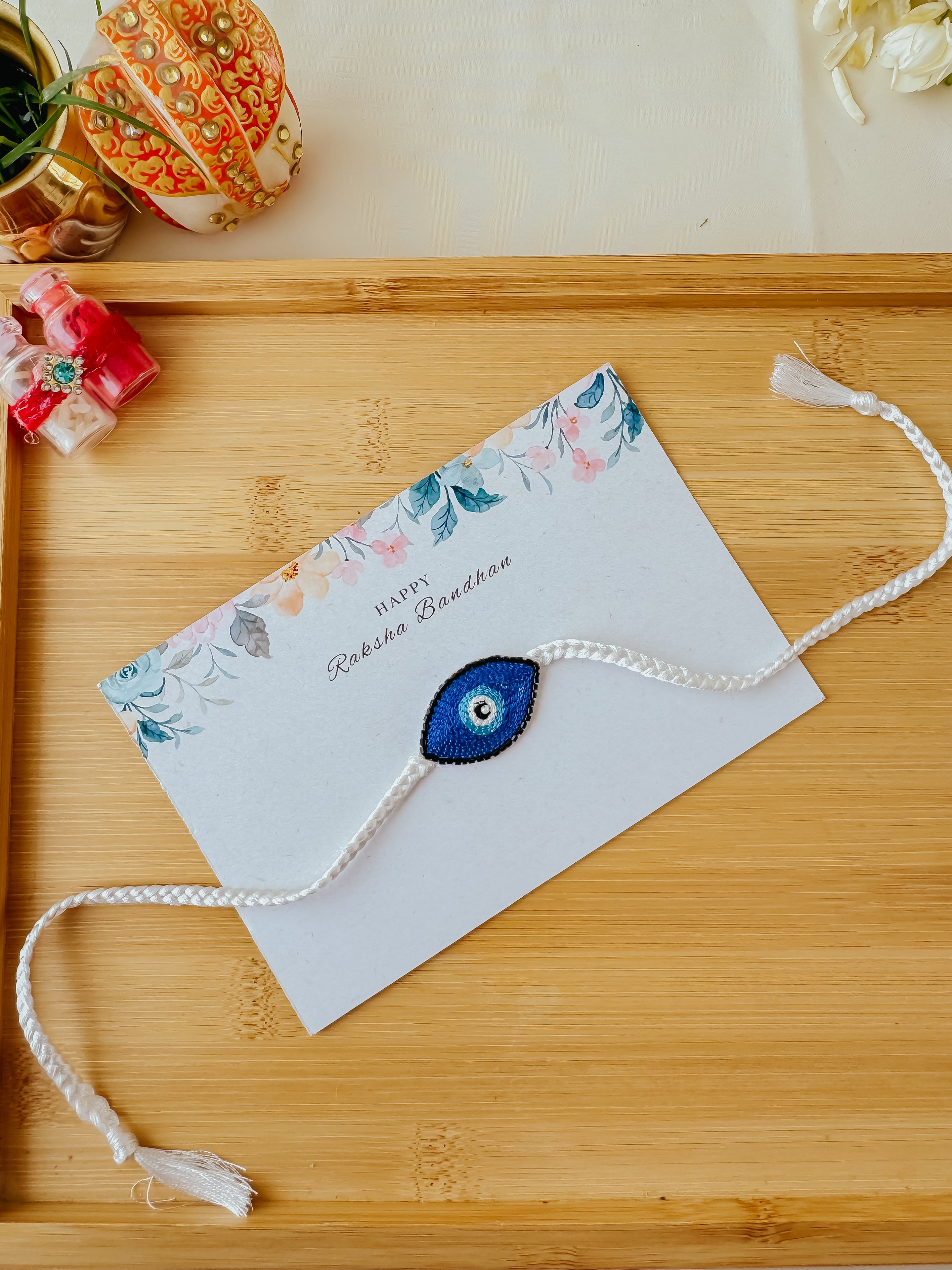 Protective Gaze Evil Eye Handmade Rakhi