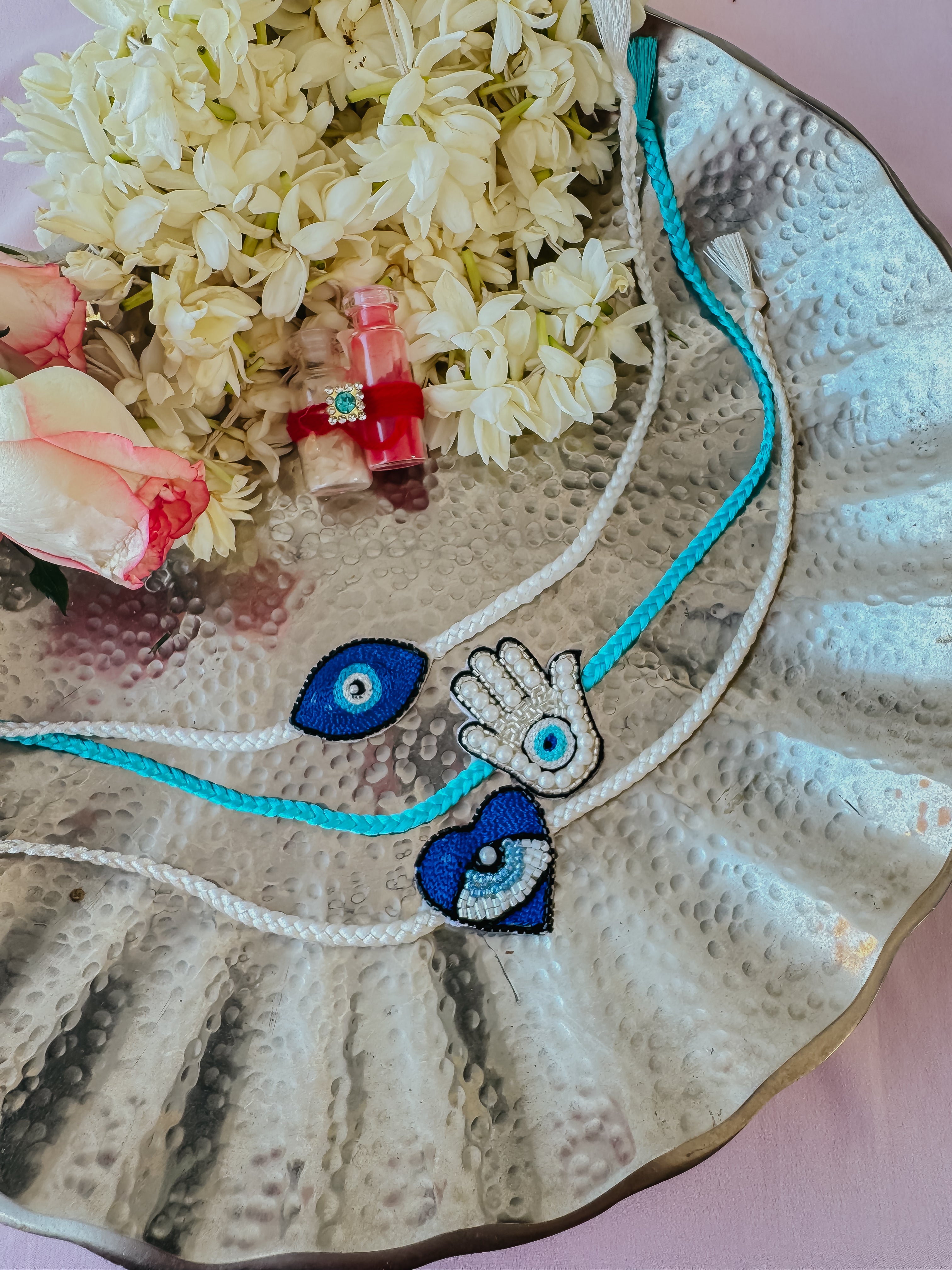 Set of 3 - Eye-catching Handmade Rakhis