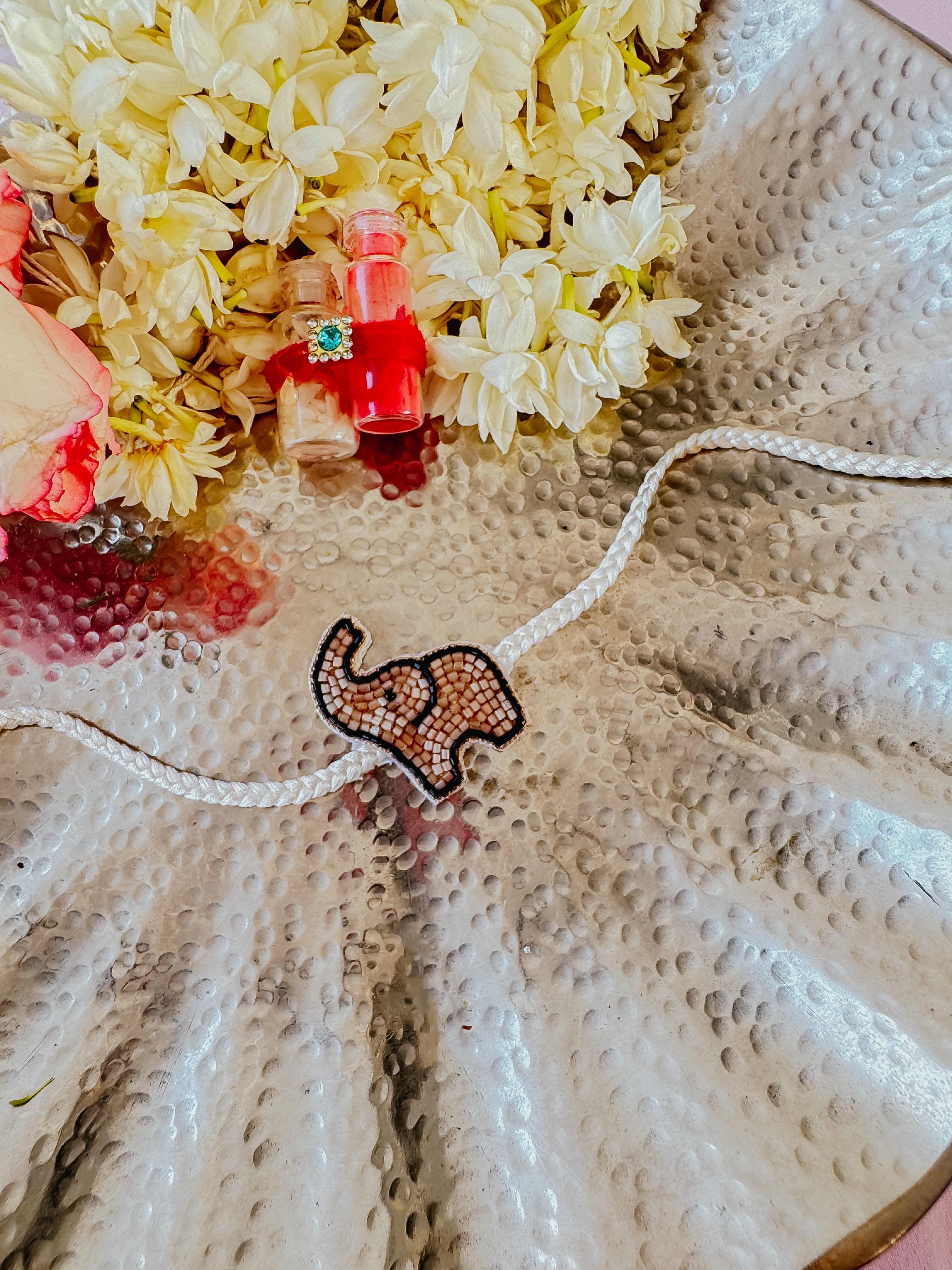 Elephant Charm Handmade Rakhi