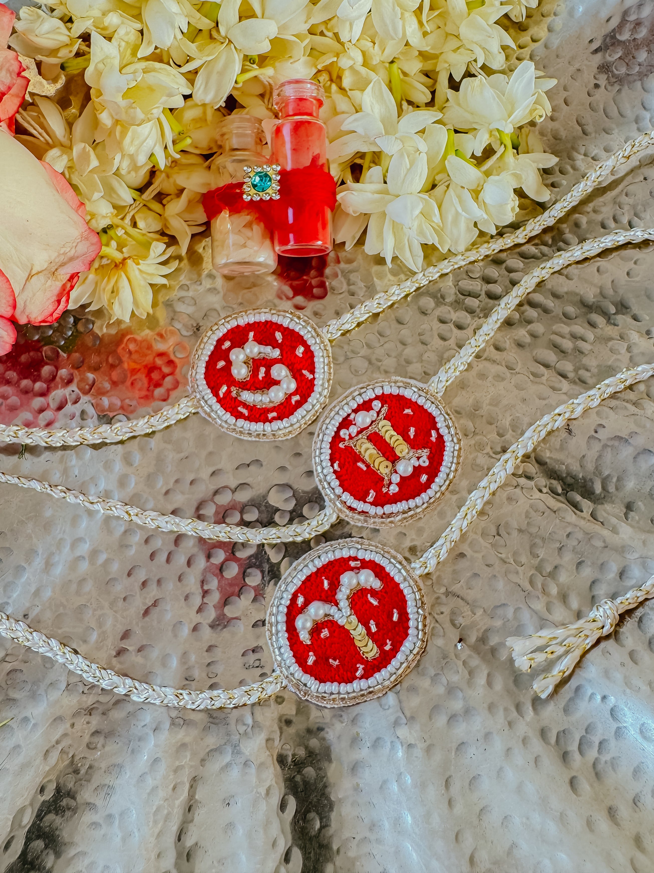Zodiac Charm Personalized Handmade Rakhi (Single)