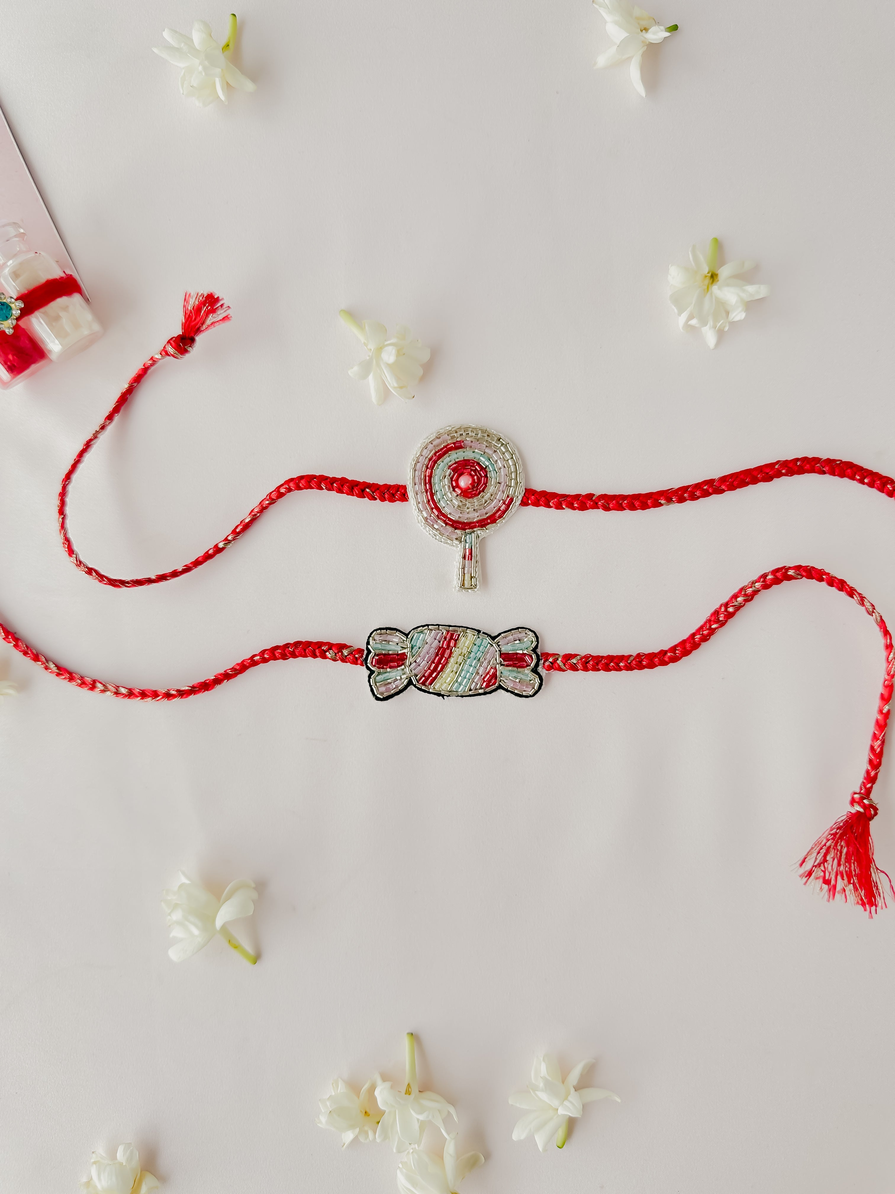 Set of 2- Candy & Toffee Handmade Rakhi