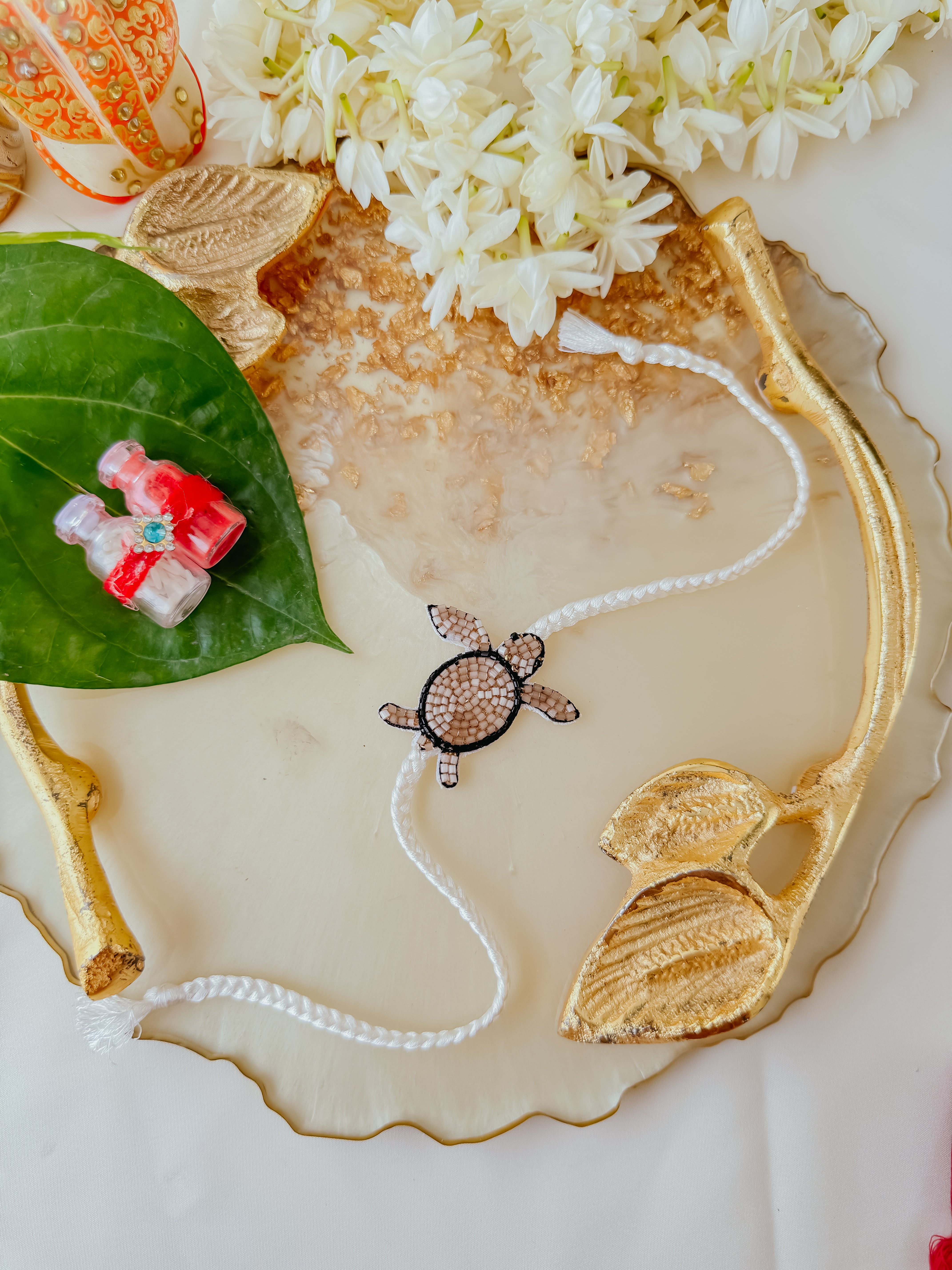 Slow and Steady Turtle Handmade Rakhi