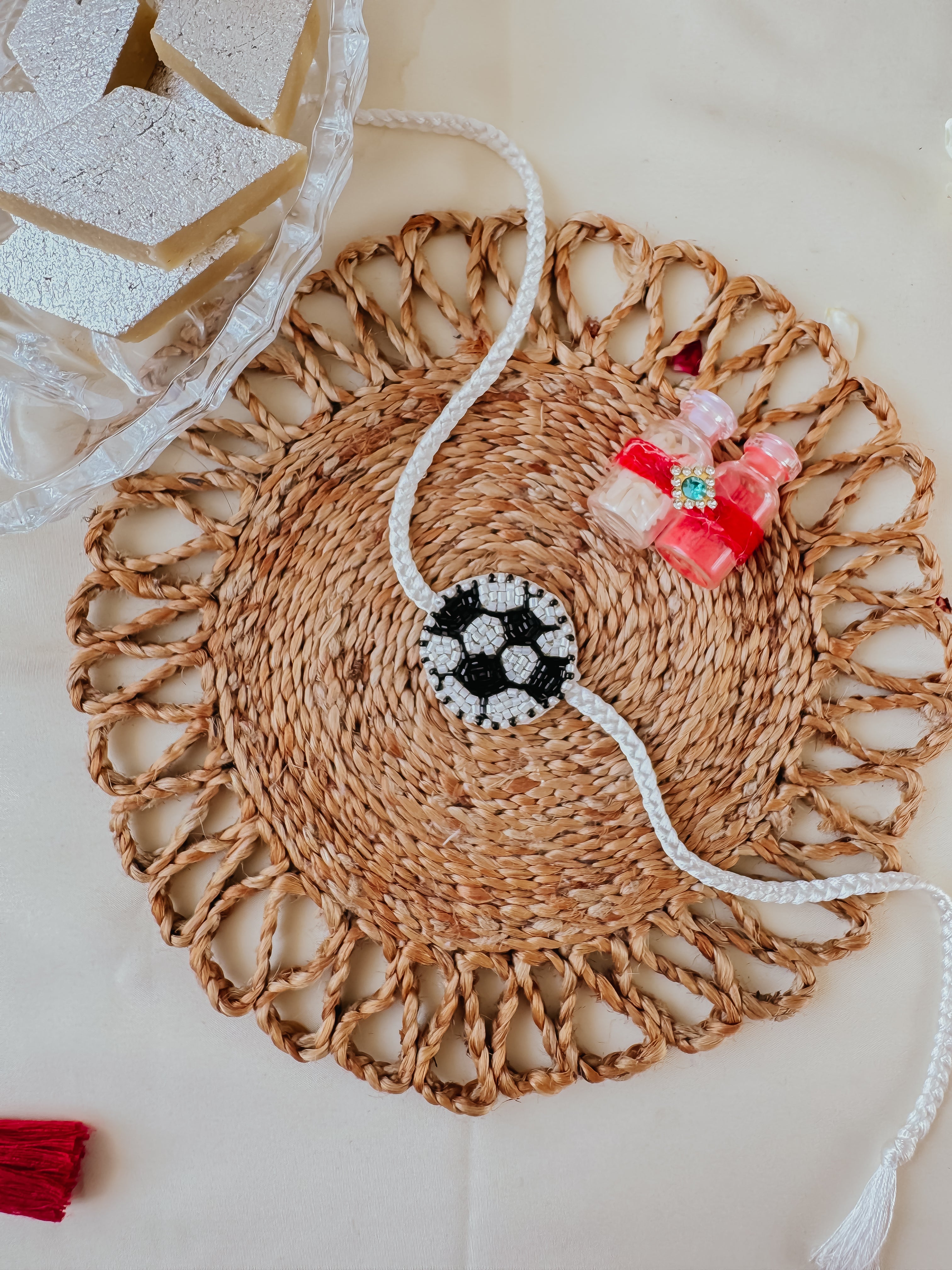 Kick-off Football Handmade Rakhi
