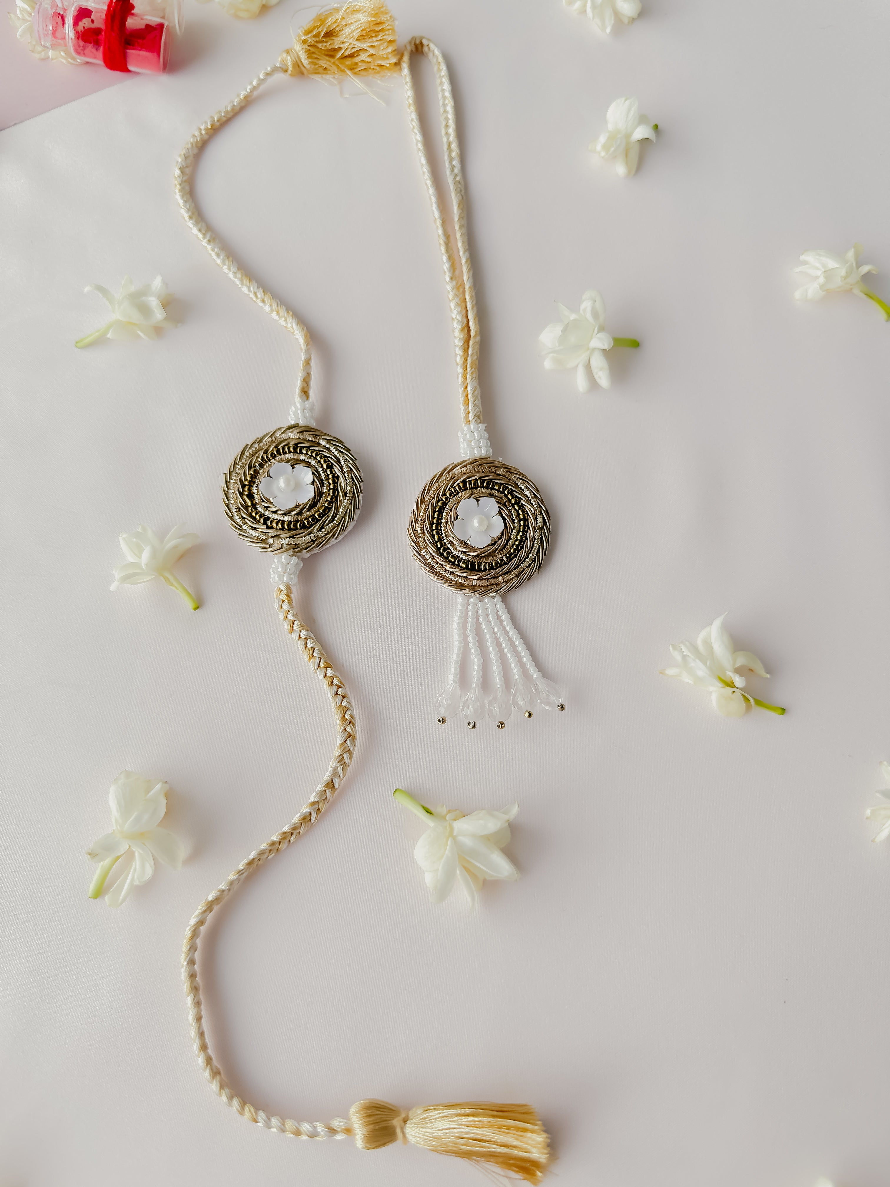 Floral Lumba Set Handmade Rakhi