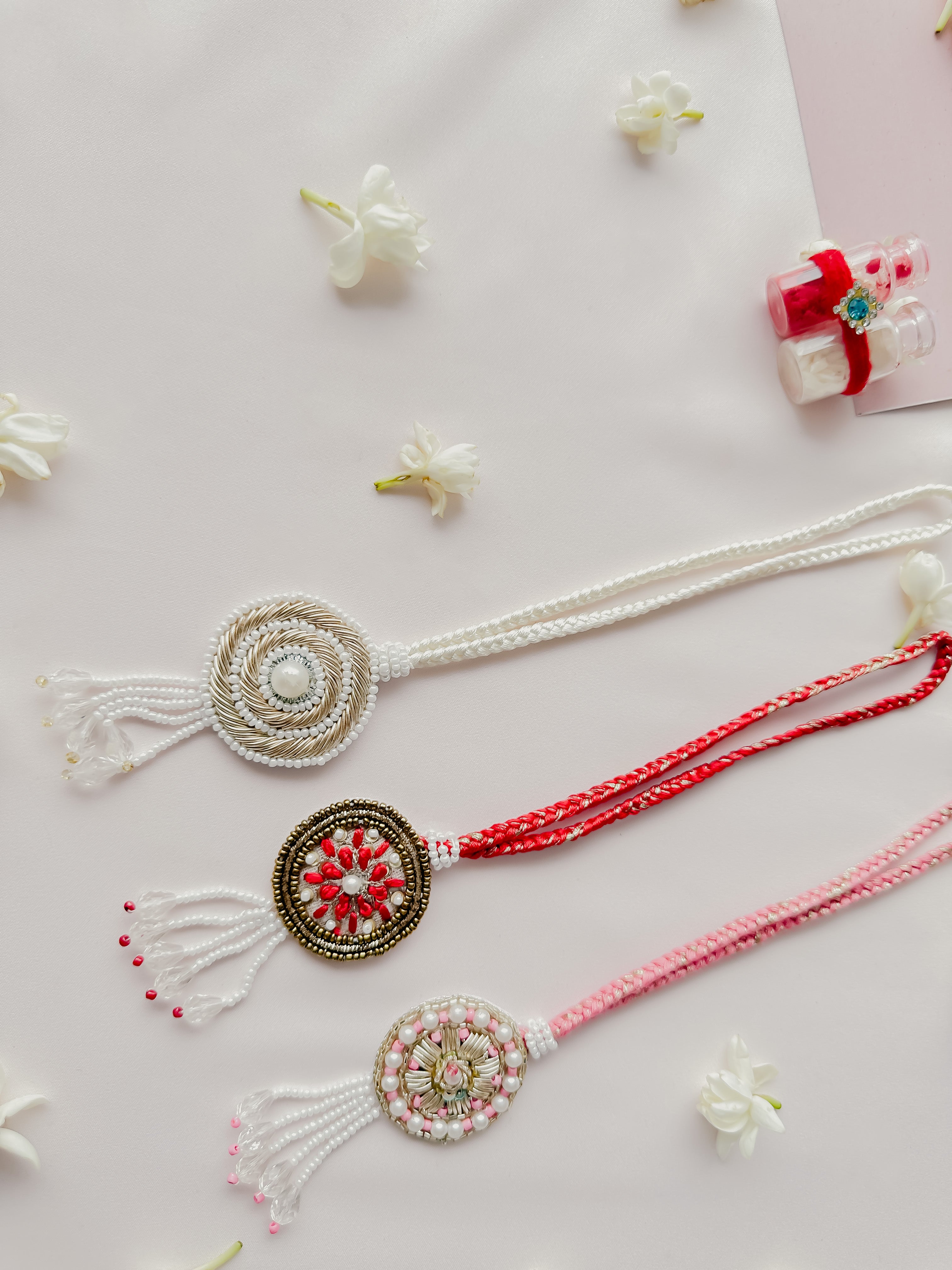 Set of 3- Lumba set Handmade Rakhi