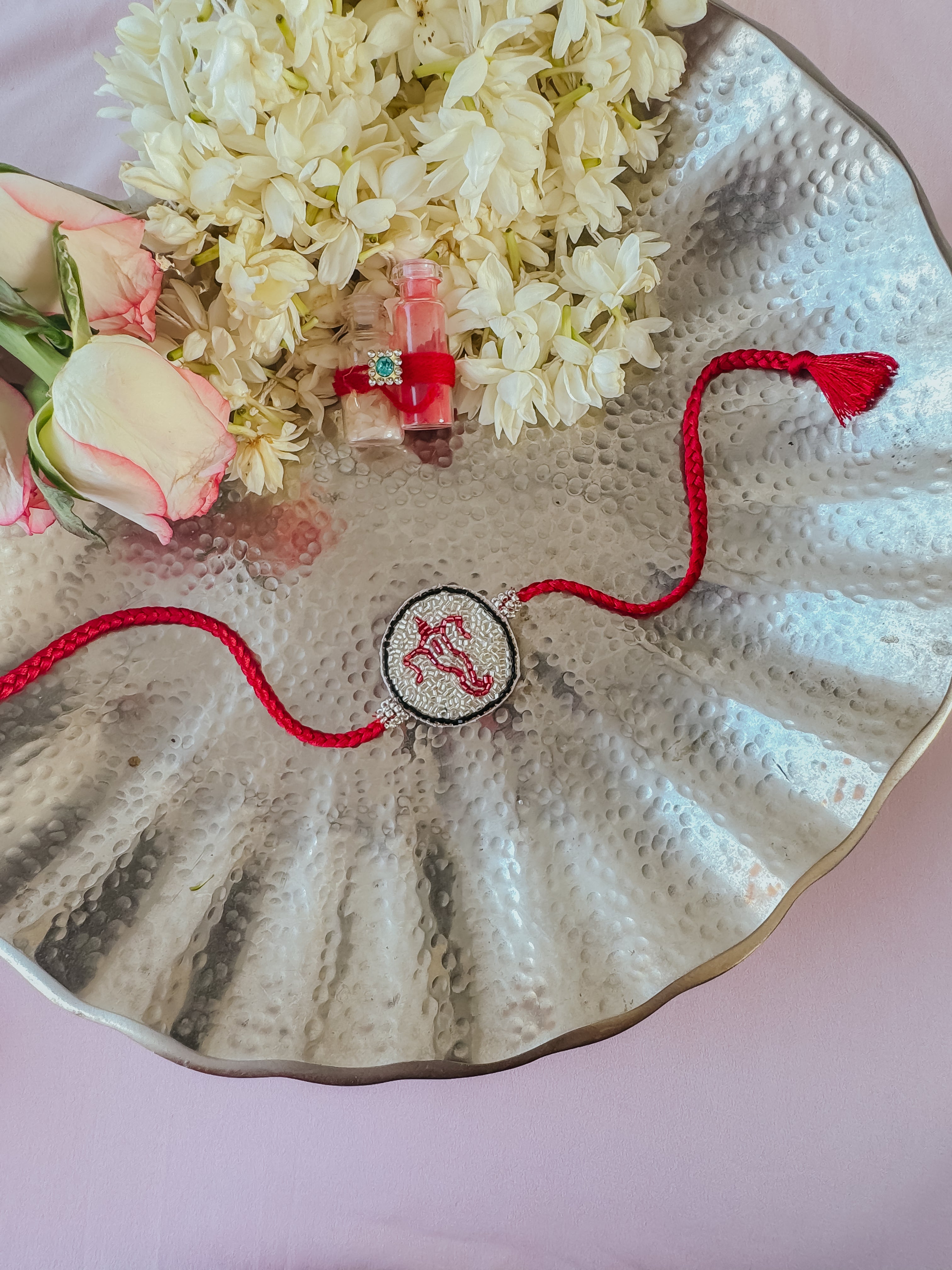Ganesha Blessing Handmade Rakhi