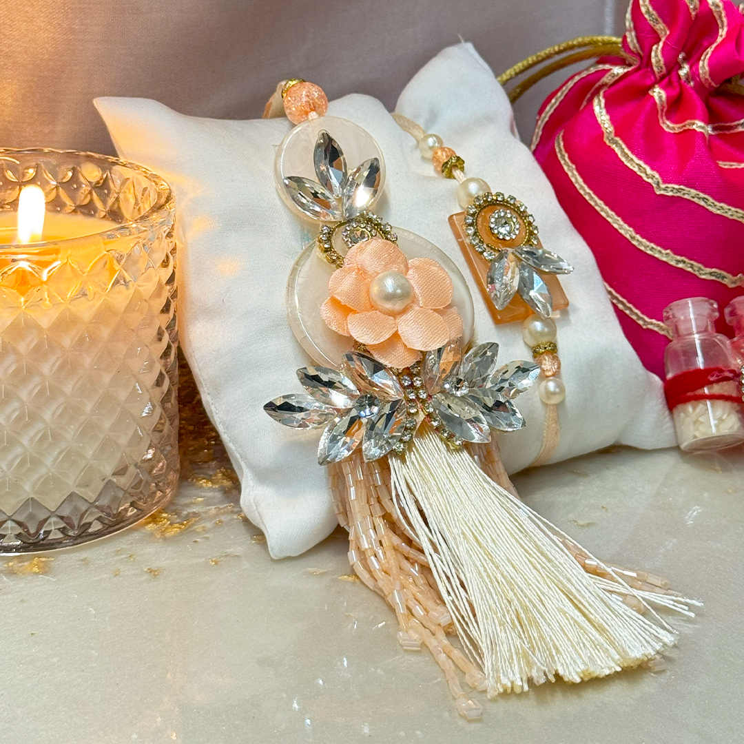 Peach Blooming Lumba Set
