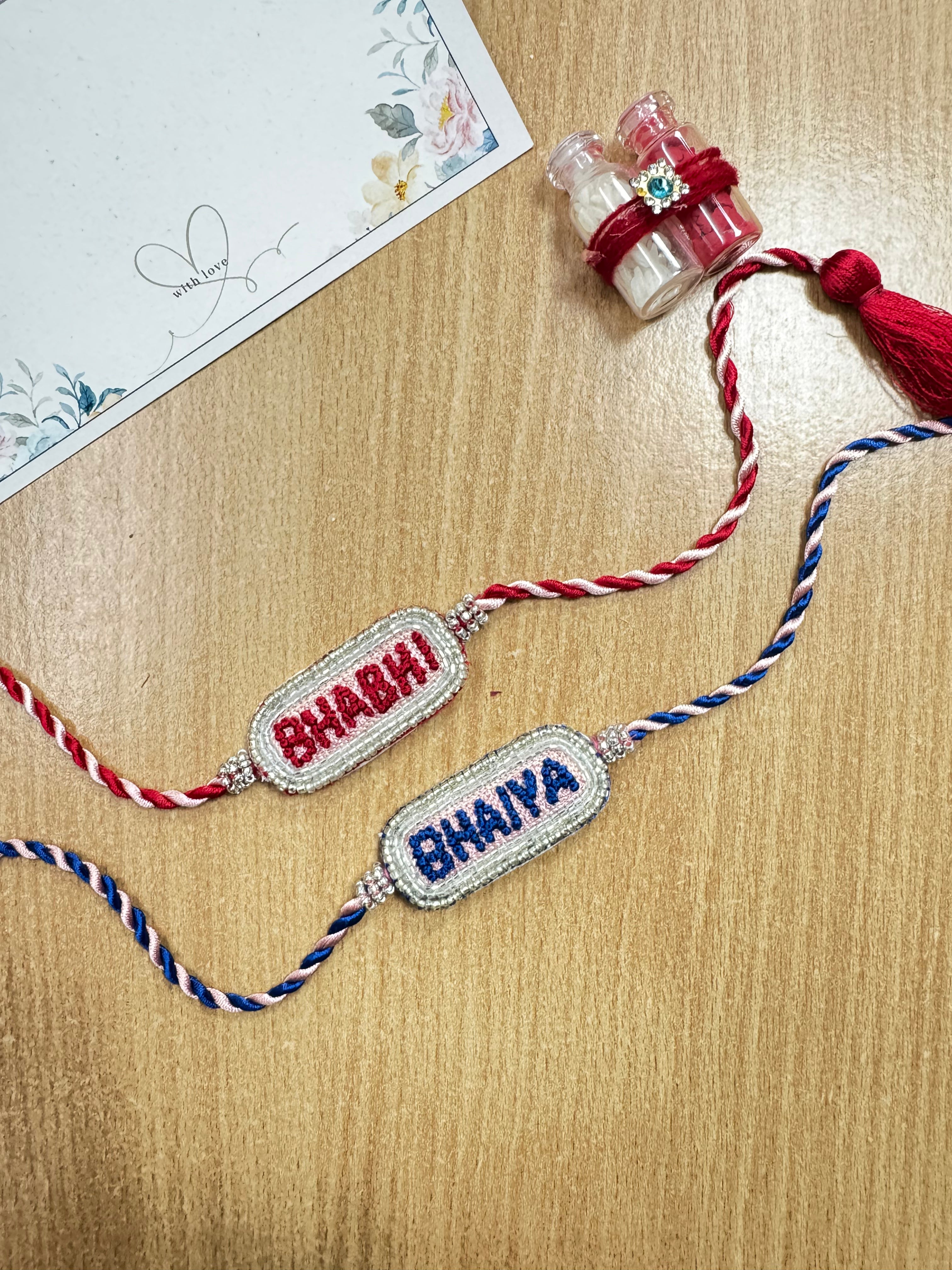 Bhaiya & Bhabhi Rakhi Set