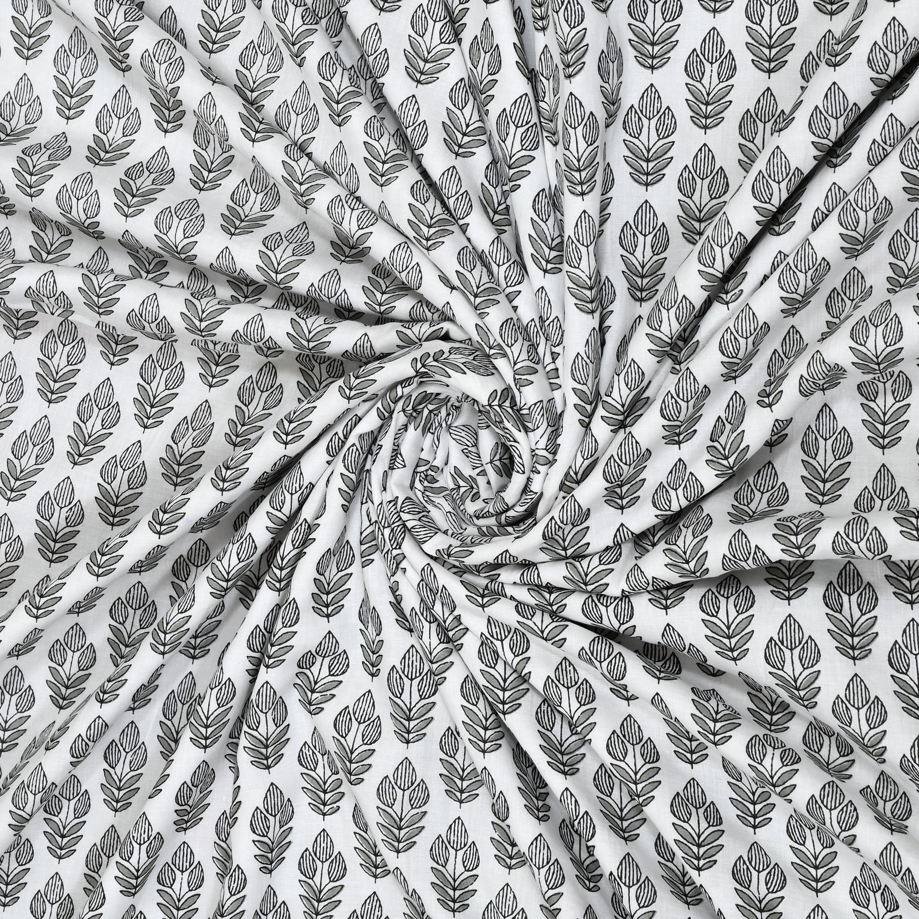 Botanical Calm Dohar Printable & Reversible - Orange Floral