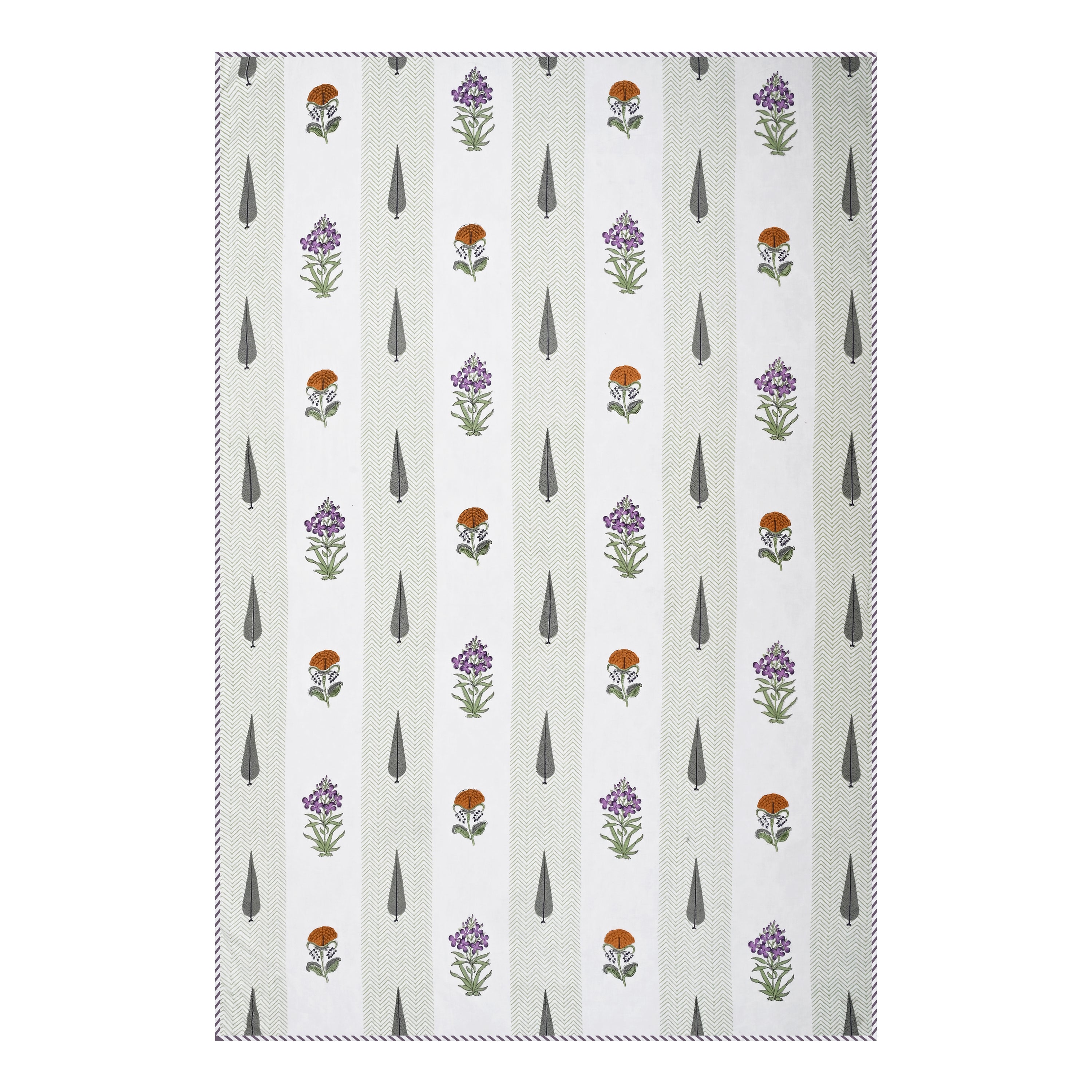 Botanical Calm Dohar Printable & Reversible - Marigold
