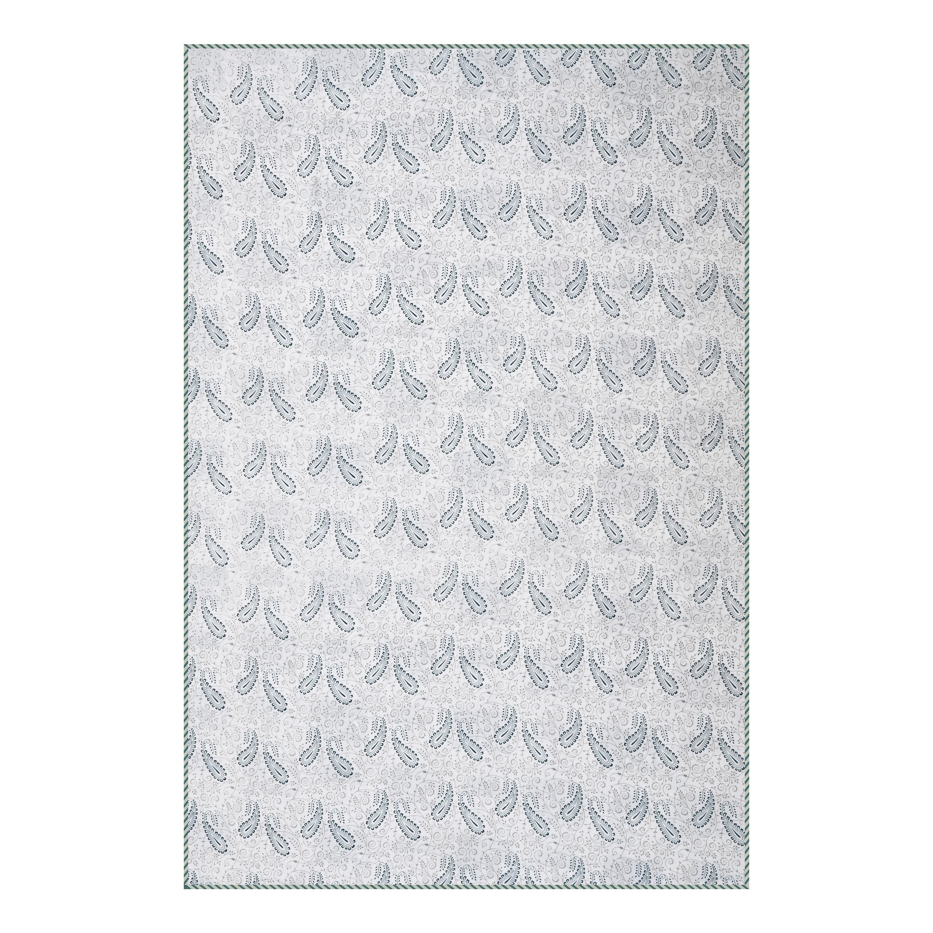 Botanical Calm Dohar Printable & Reversible - Blue Elephant