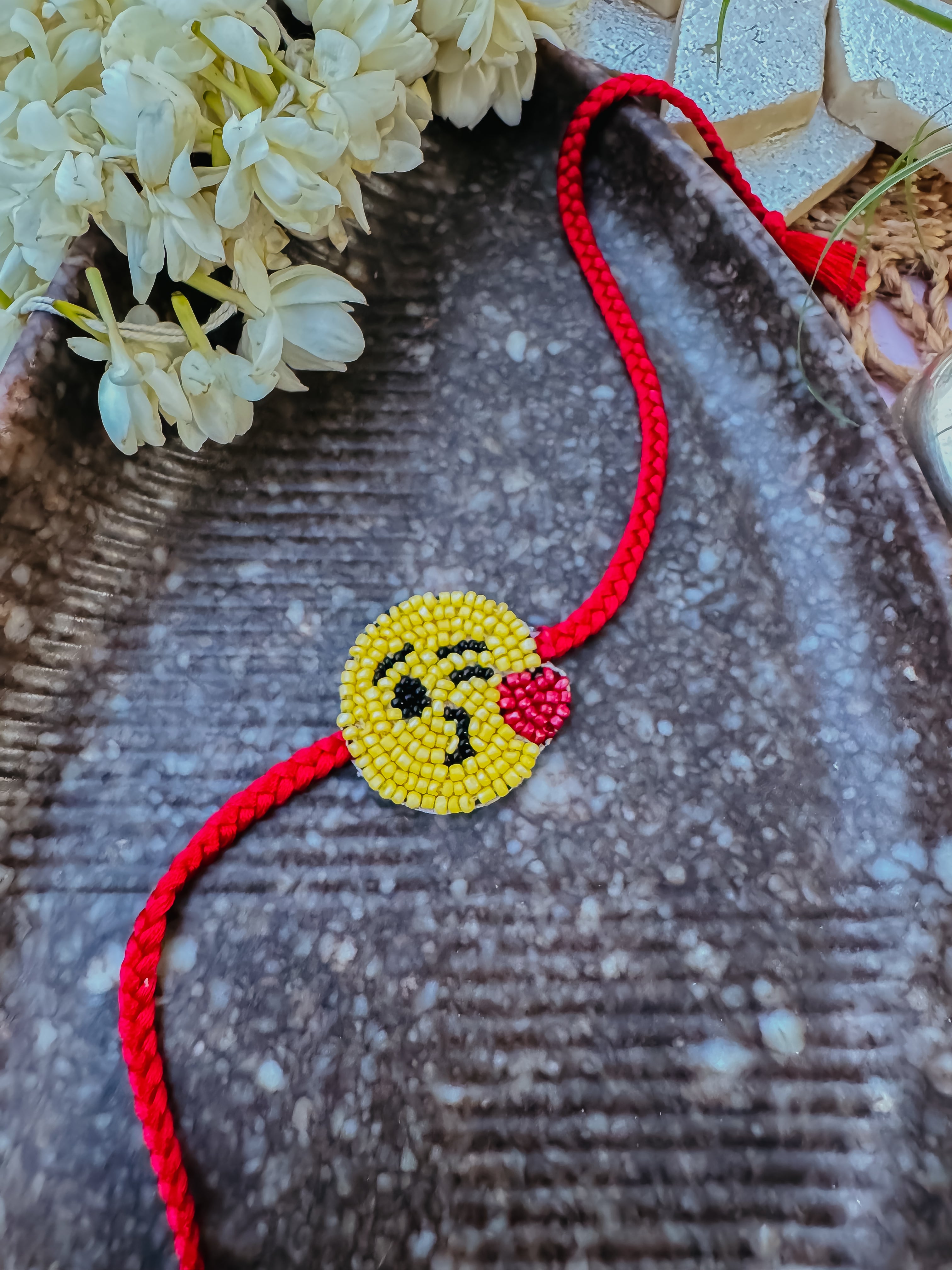 Emoji Kiss Handmade Rakhi