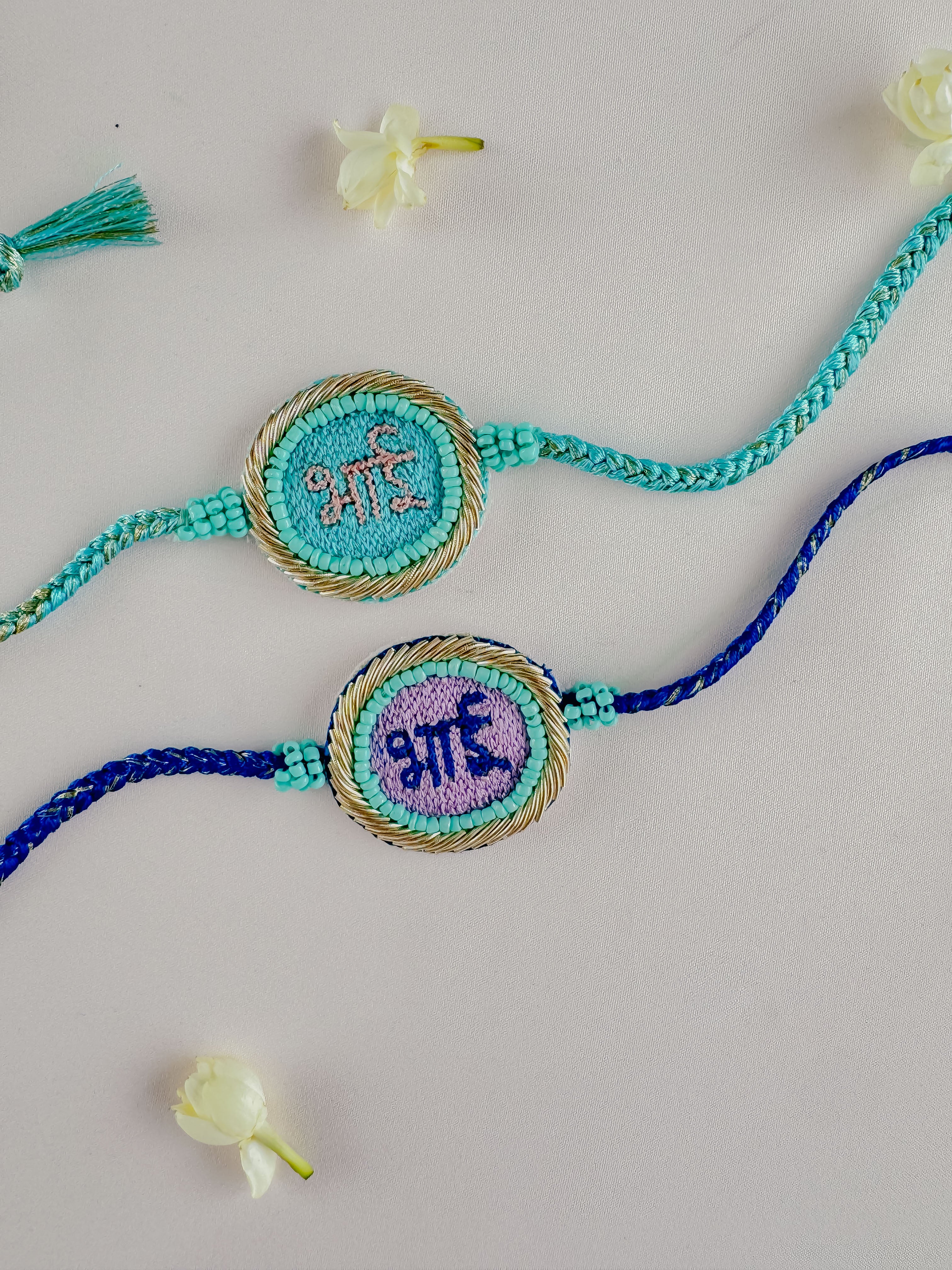 Set of 2- Bhai Goals Handmade Rakhi