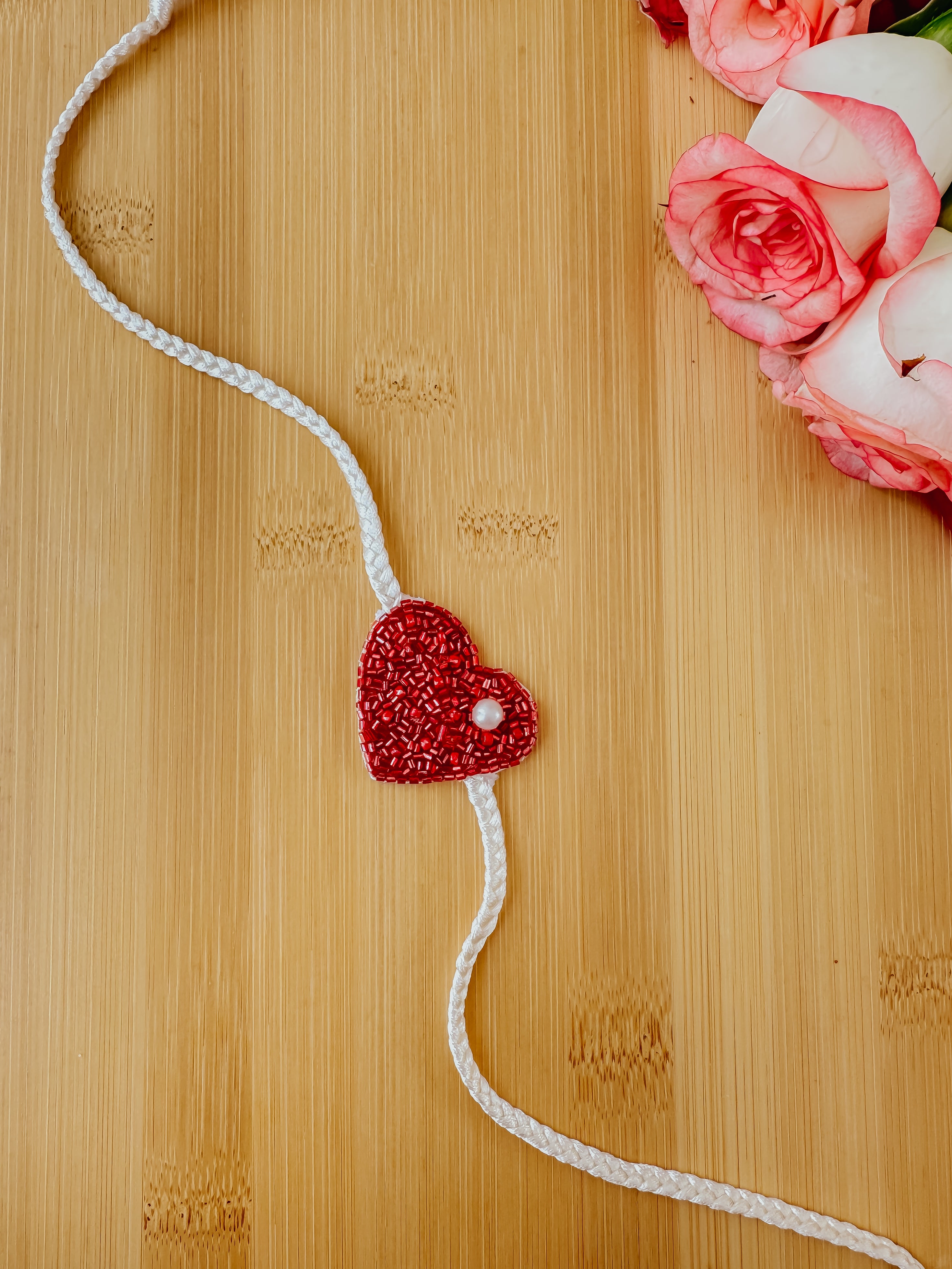 Red Love Bond Handmade Rakhi