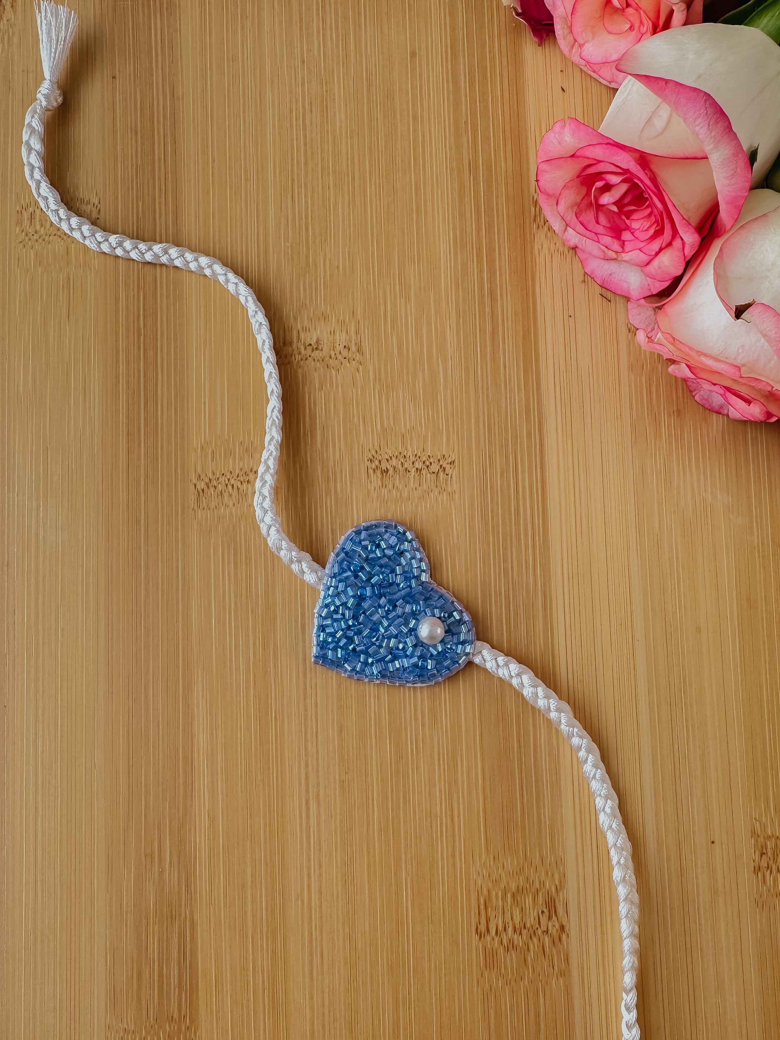 Blue Love Bond Handmade Rakhi