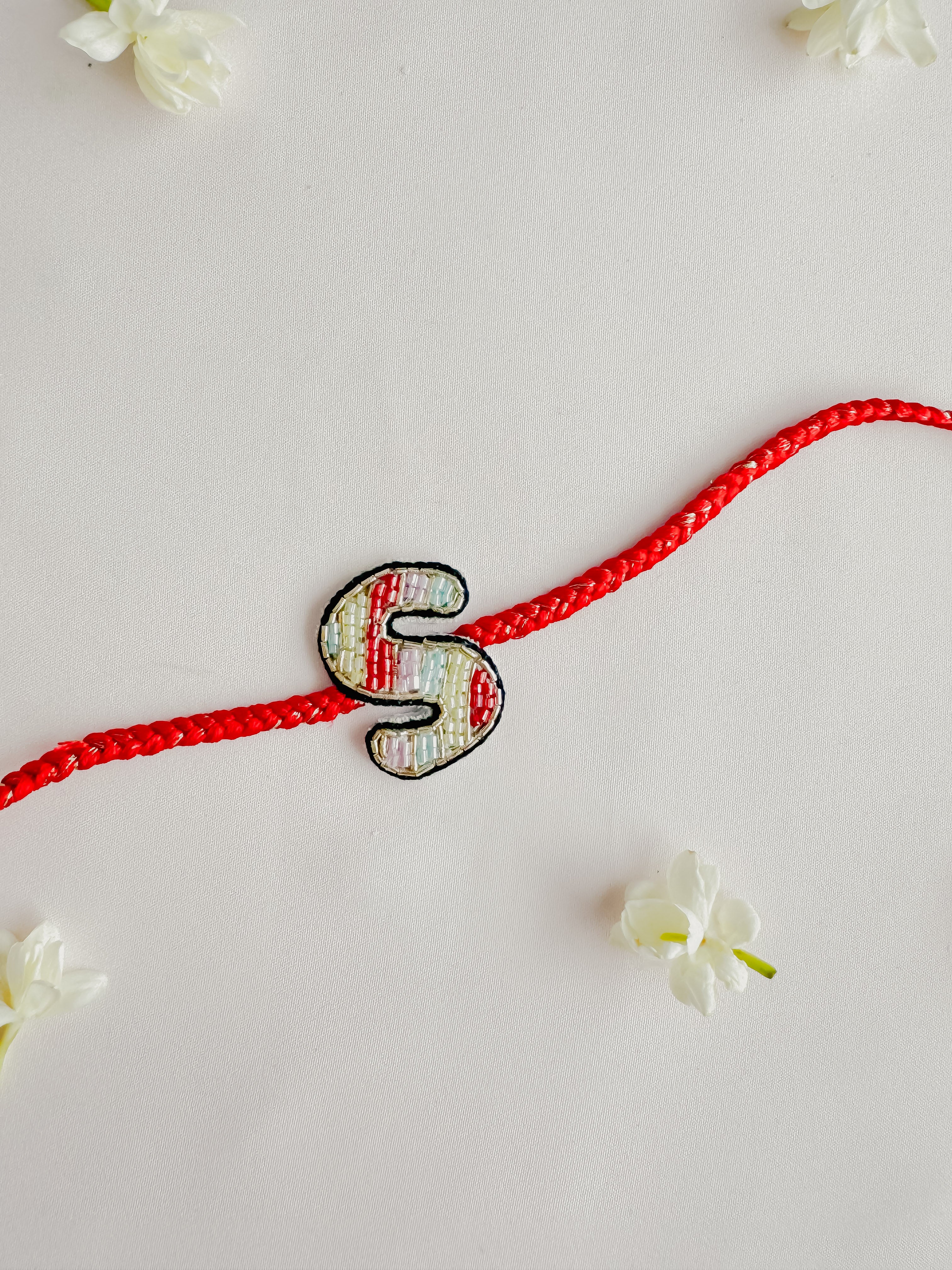 Custom initial Handmade Rakhi