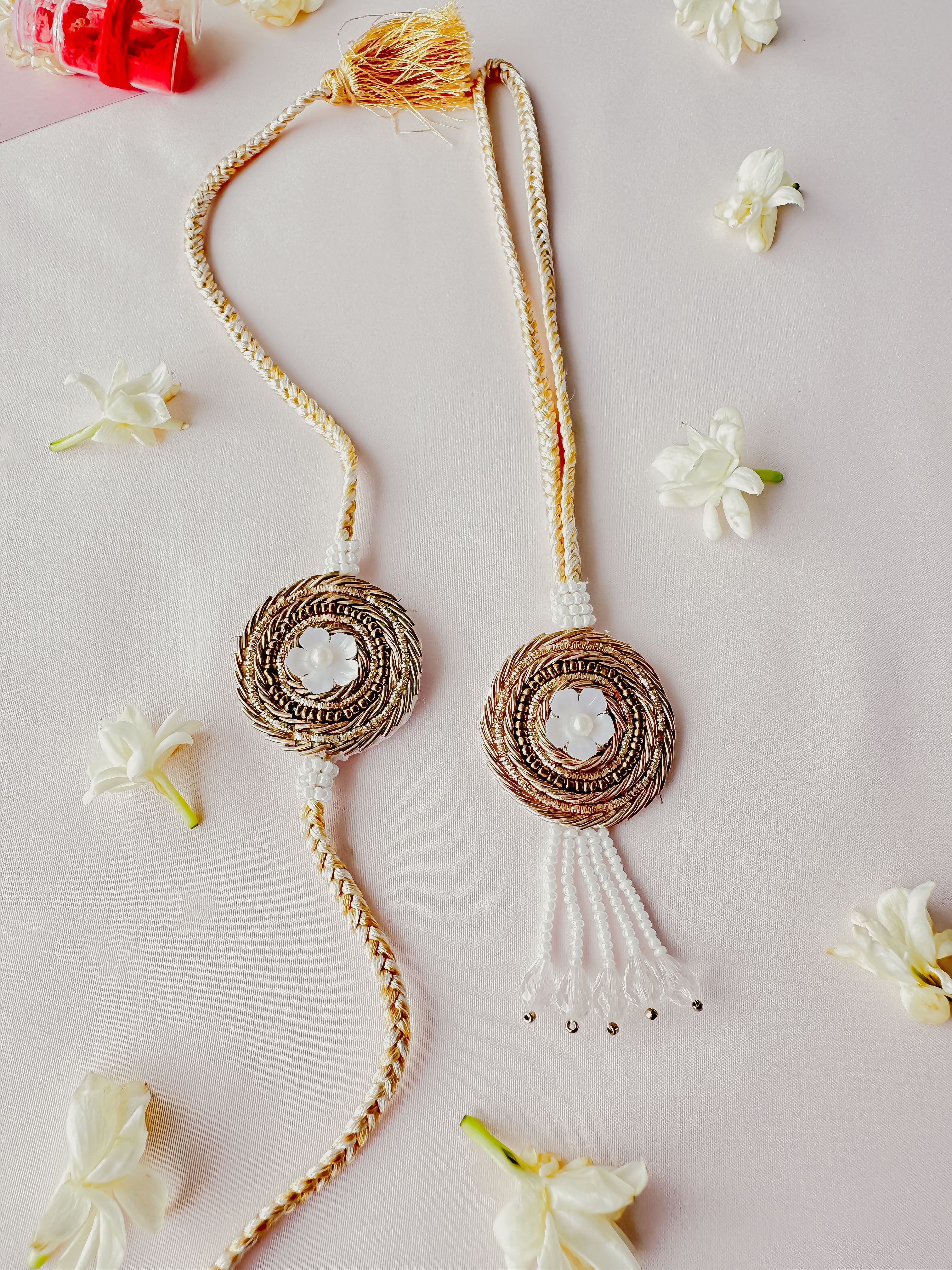 Floral Lumba Set Handmade Rakhi