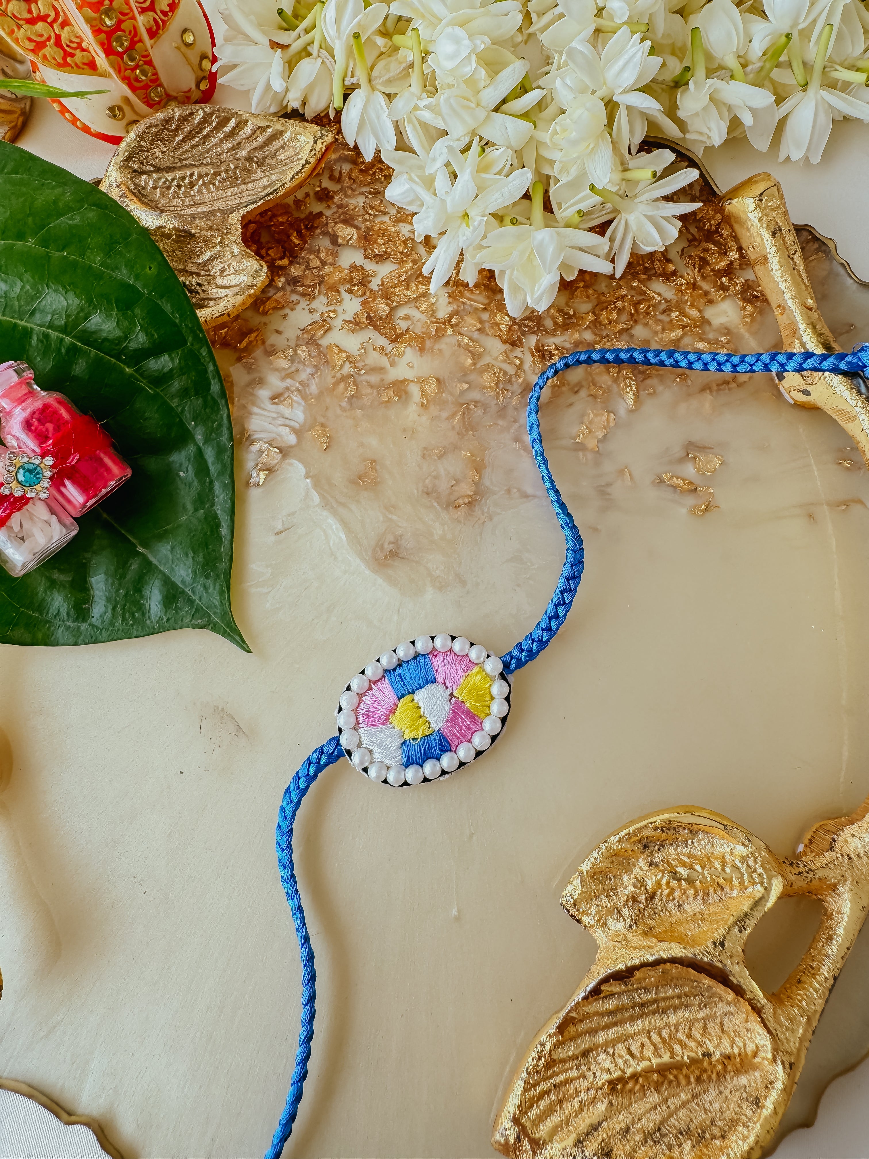 Festive Colorful Handmade Rakhi