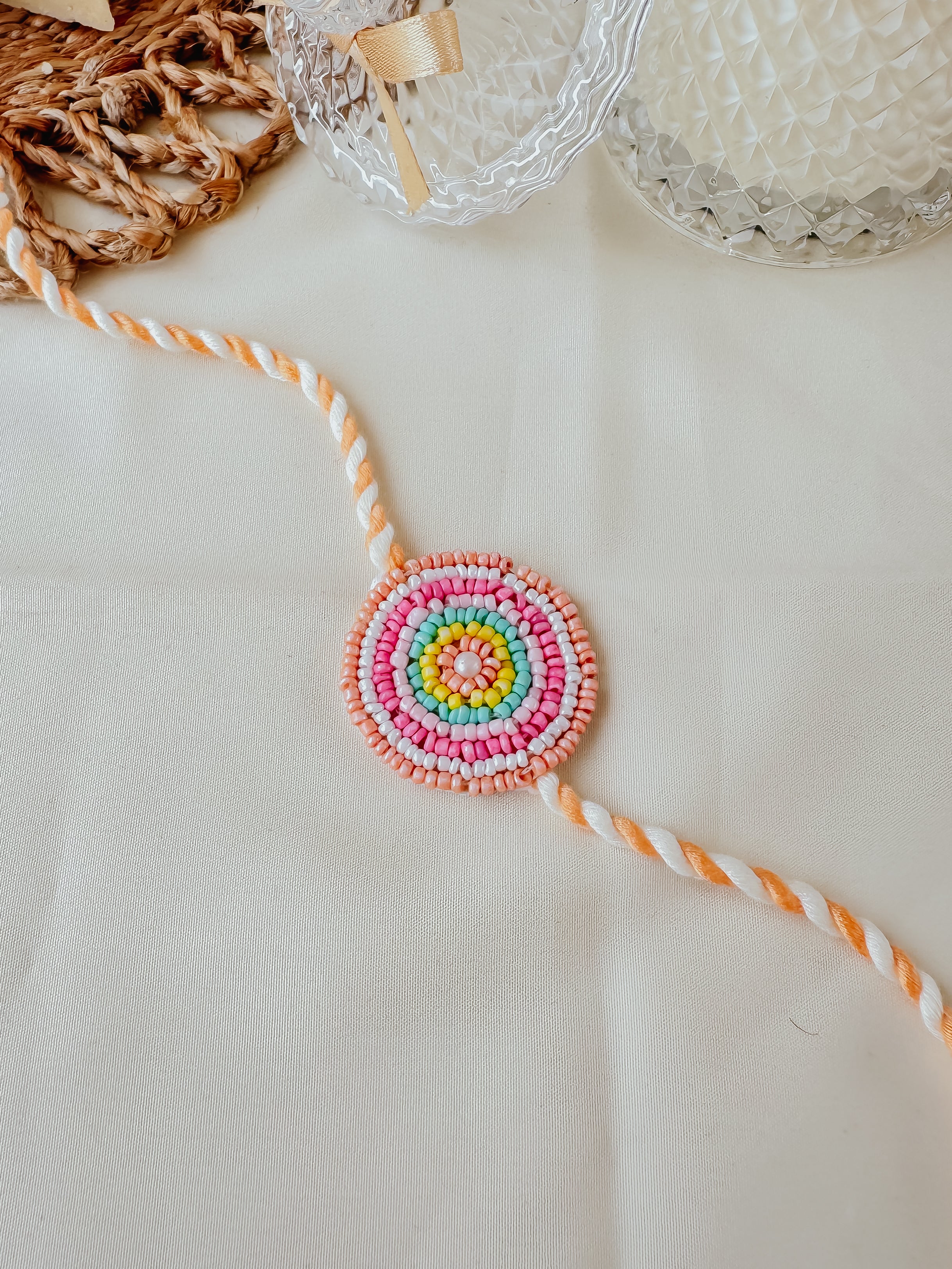 Color Wheel Handmade Rakhi