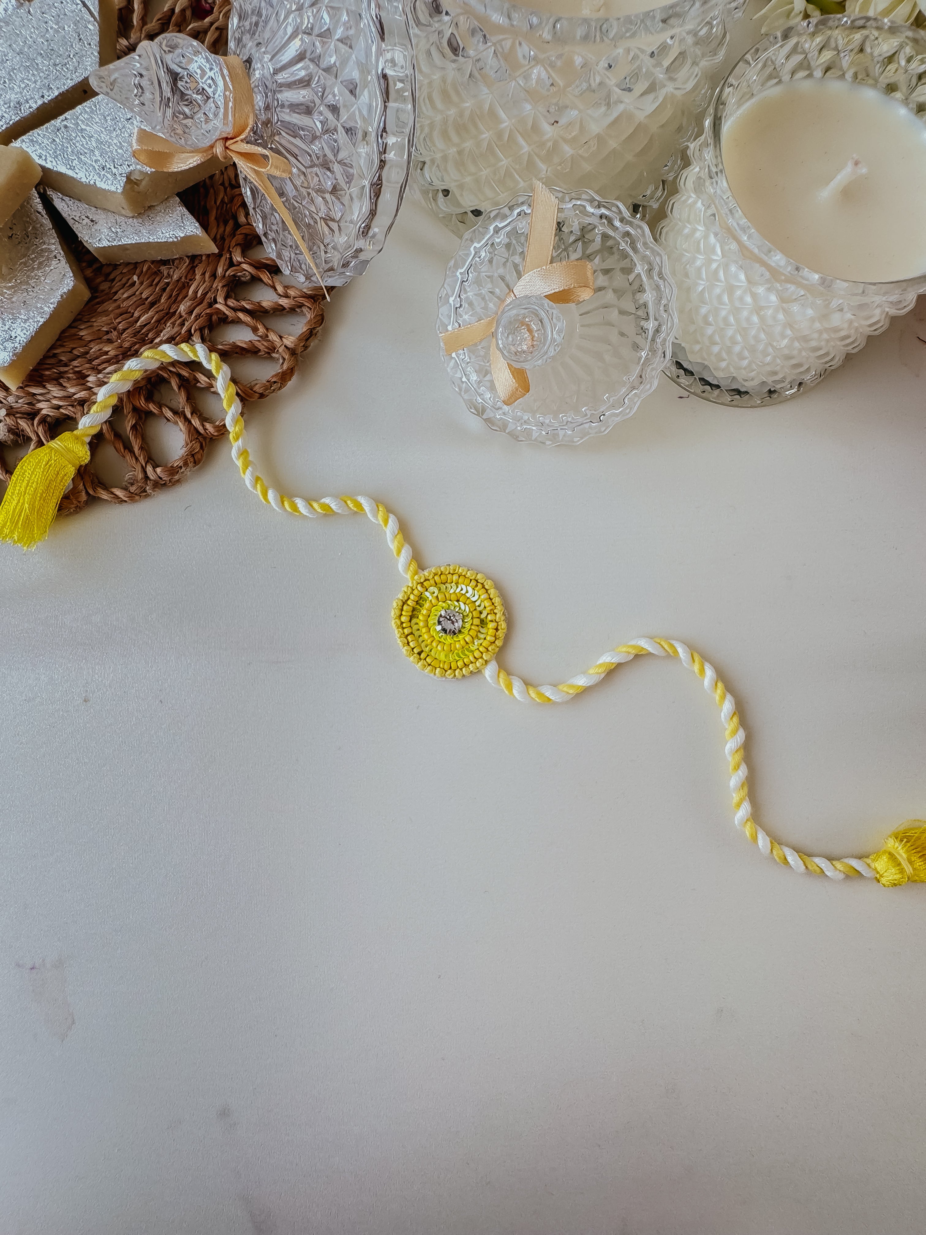 Sunshine Circle Handmade Rakhi