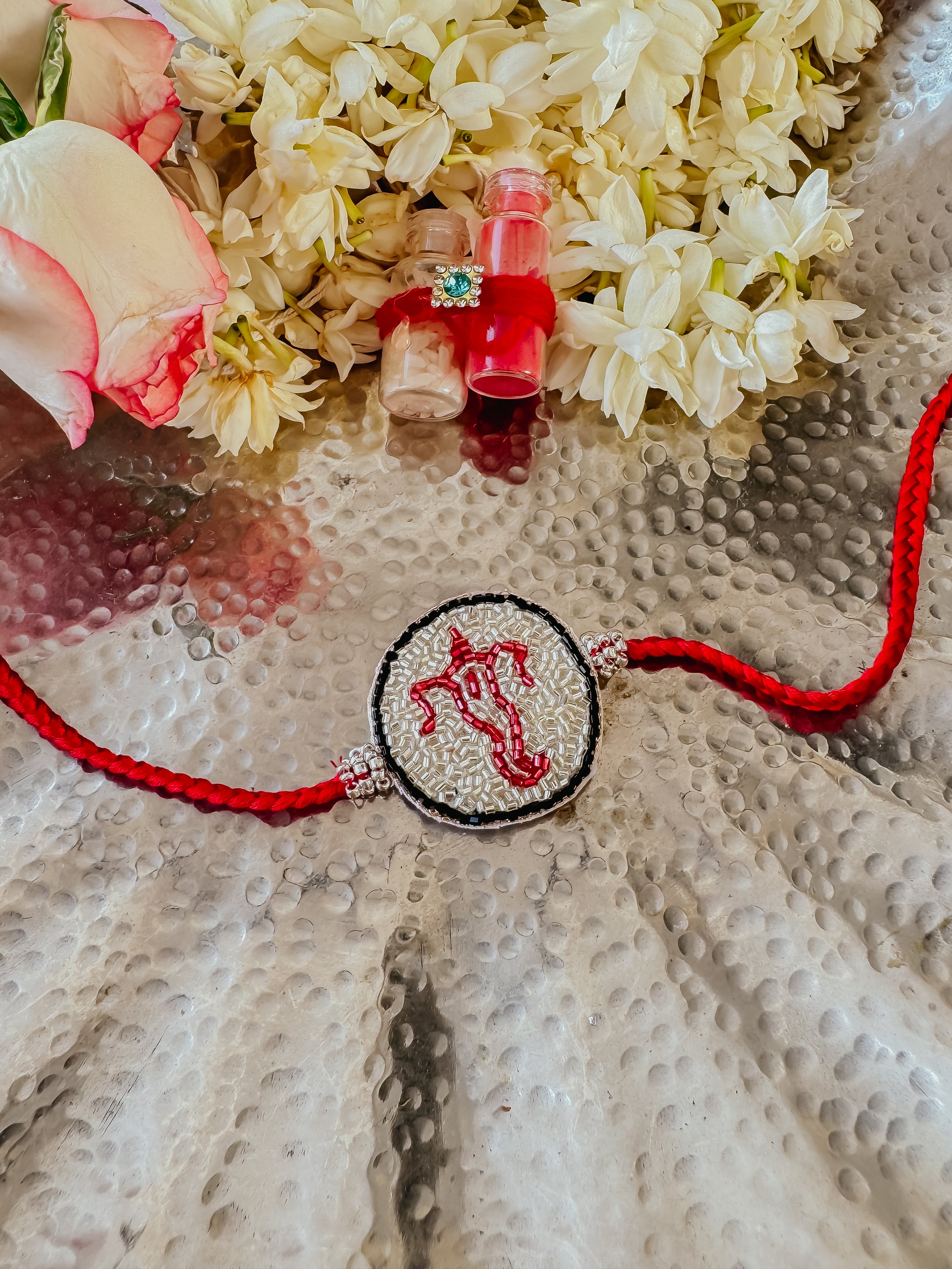 Ganesha Blessing Handmade Rakhi