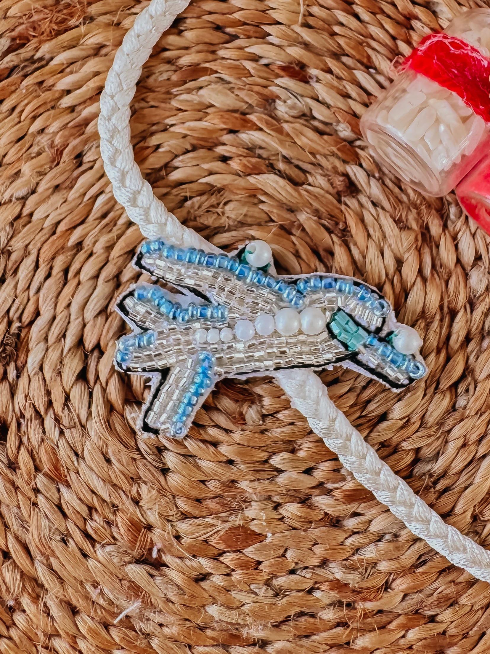 Fly-High Blue Aeroplane Handmade Rakhi