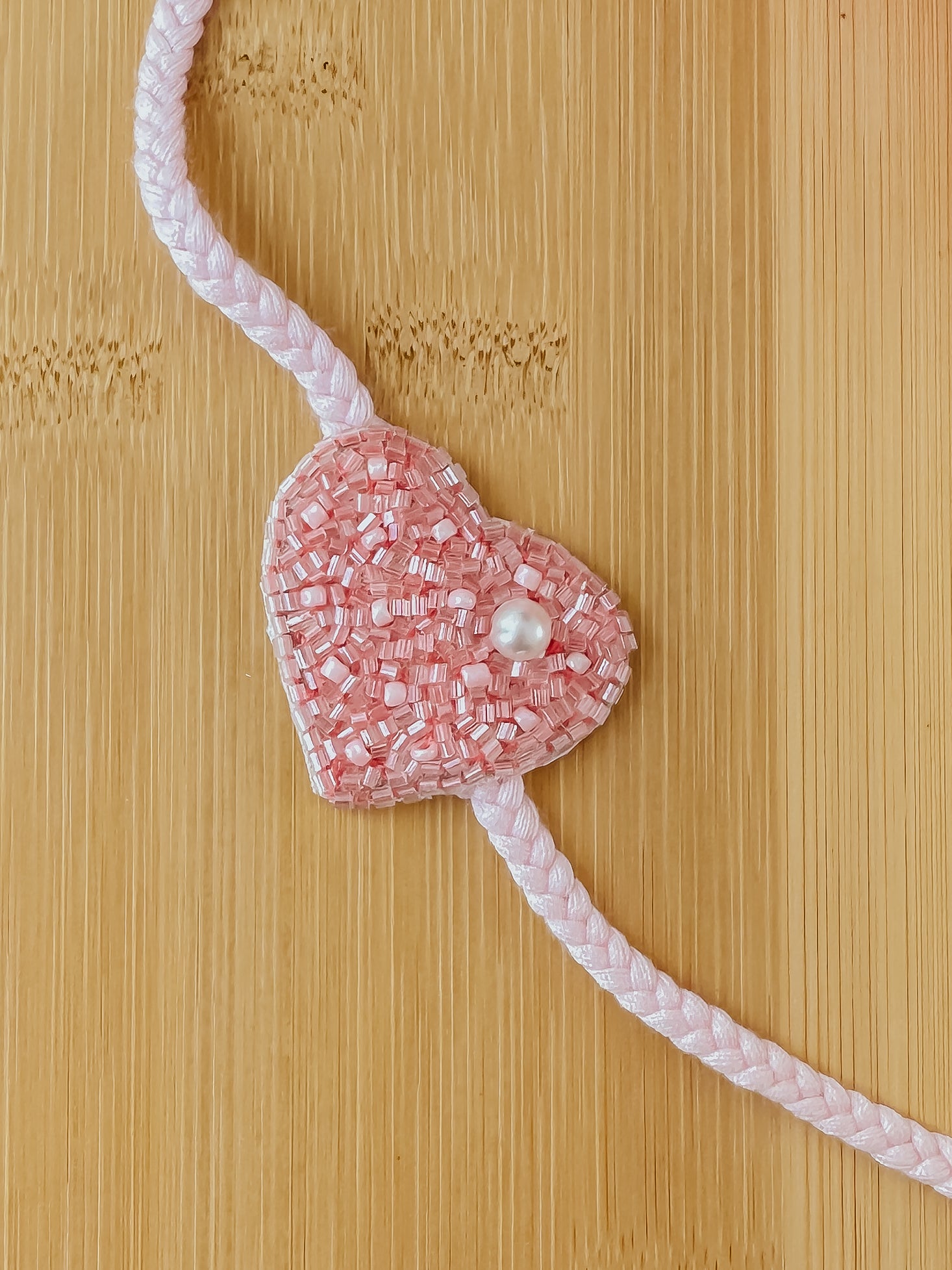 Pink Love Bond Handmade Rakhi