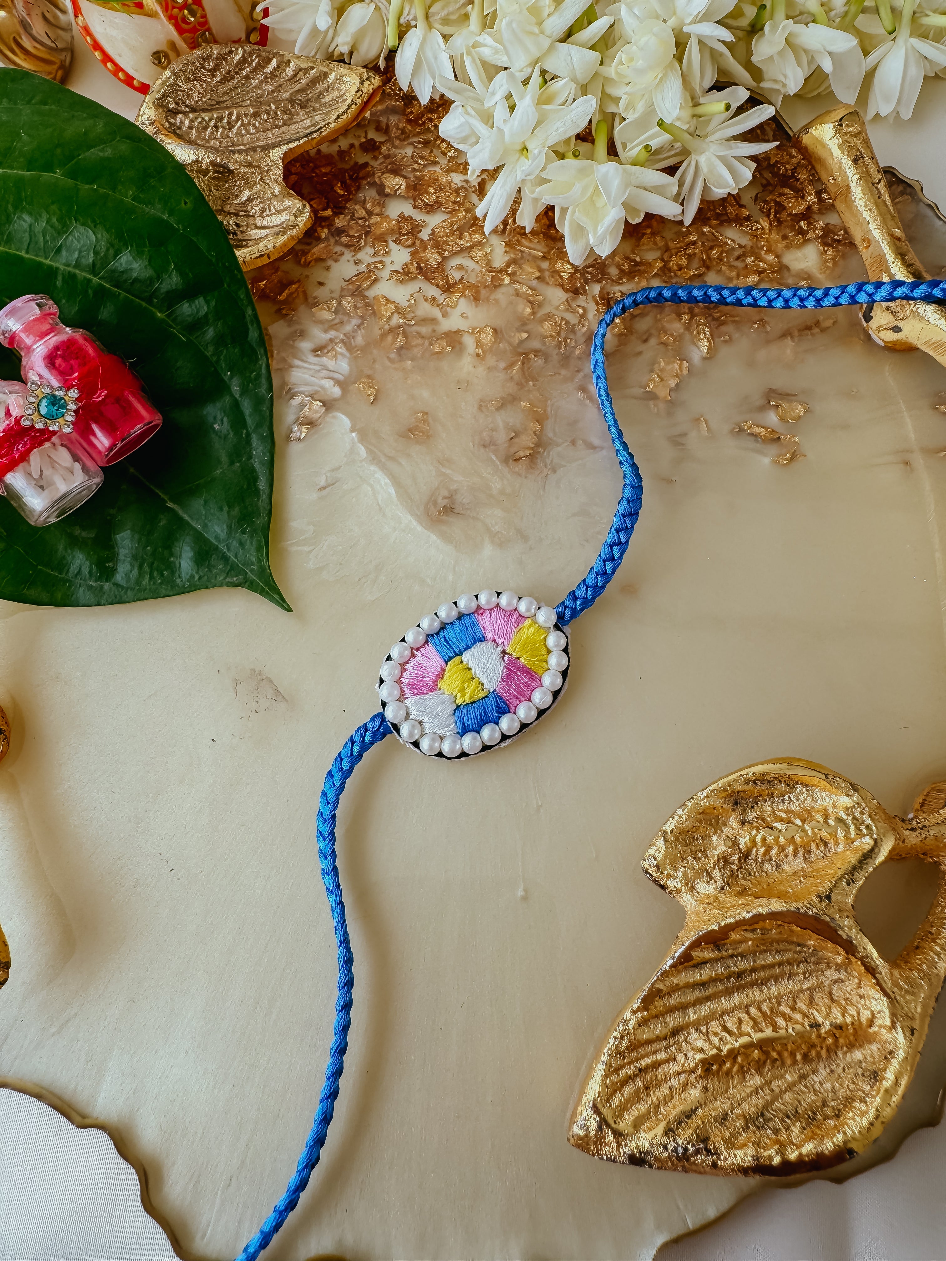 Festive Colorful Handmade Rakhi