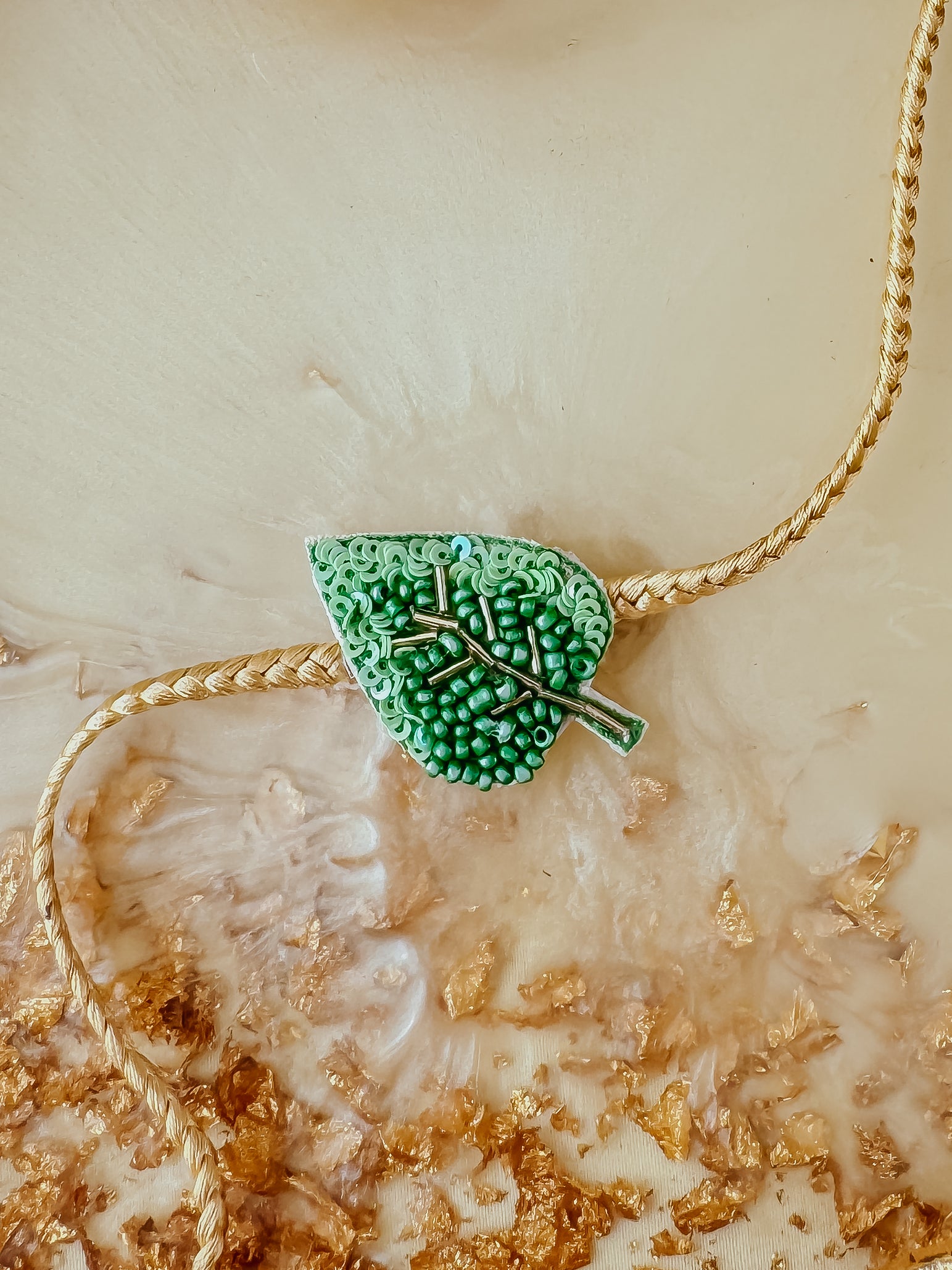 Leafy Charm Handmade Rakhi