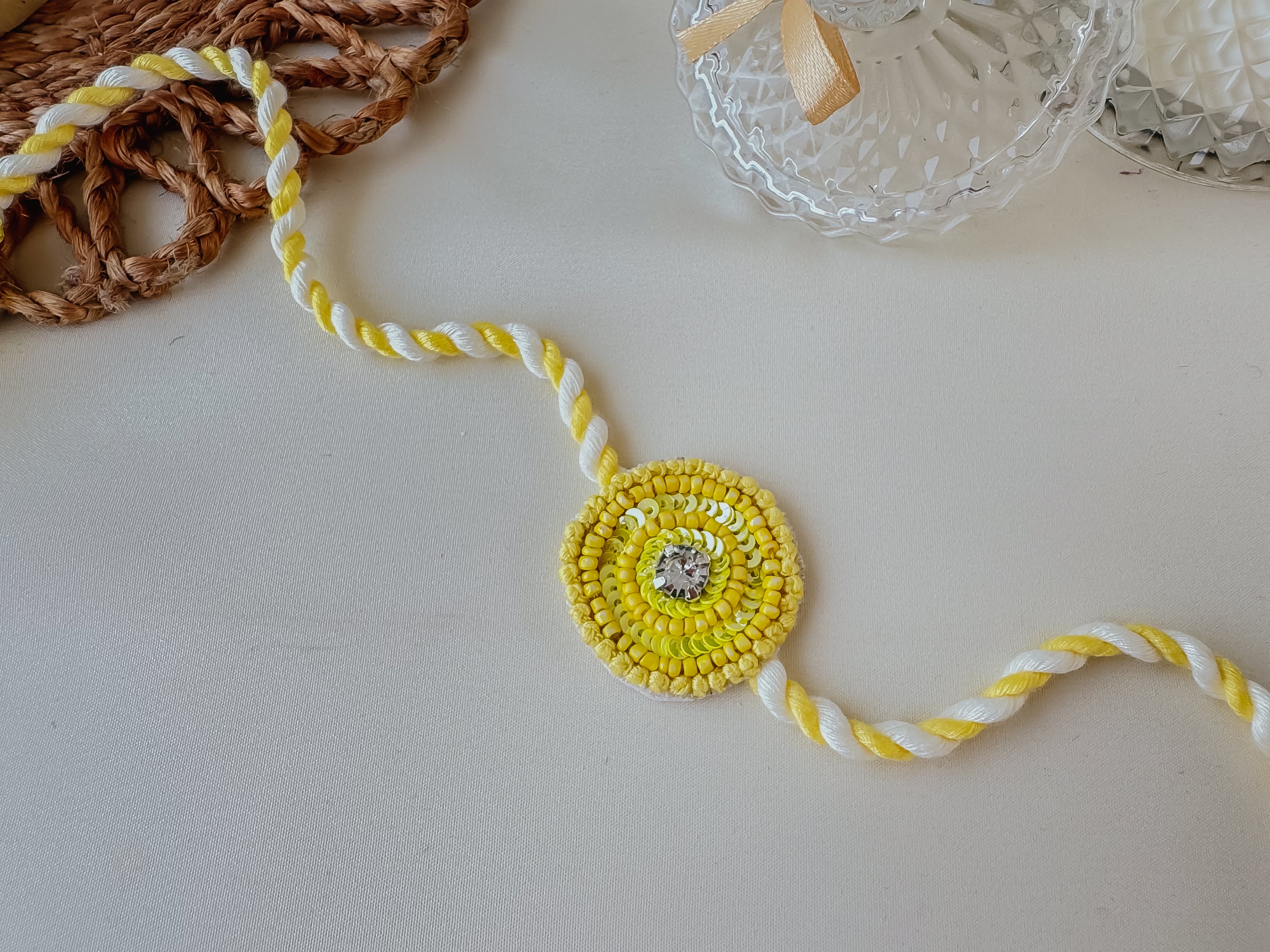Sunshine Circle Handmade Rakhi