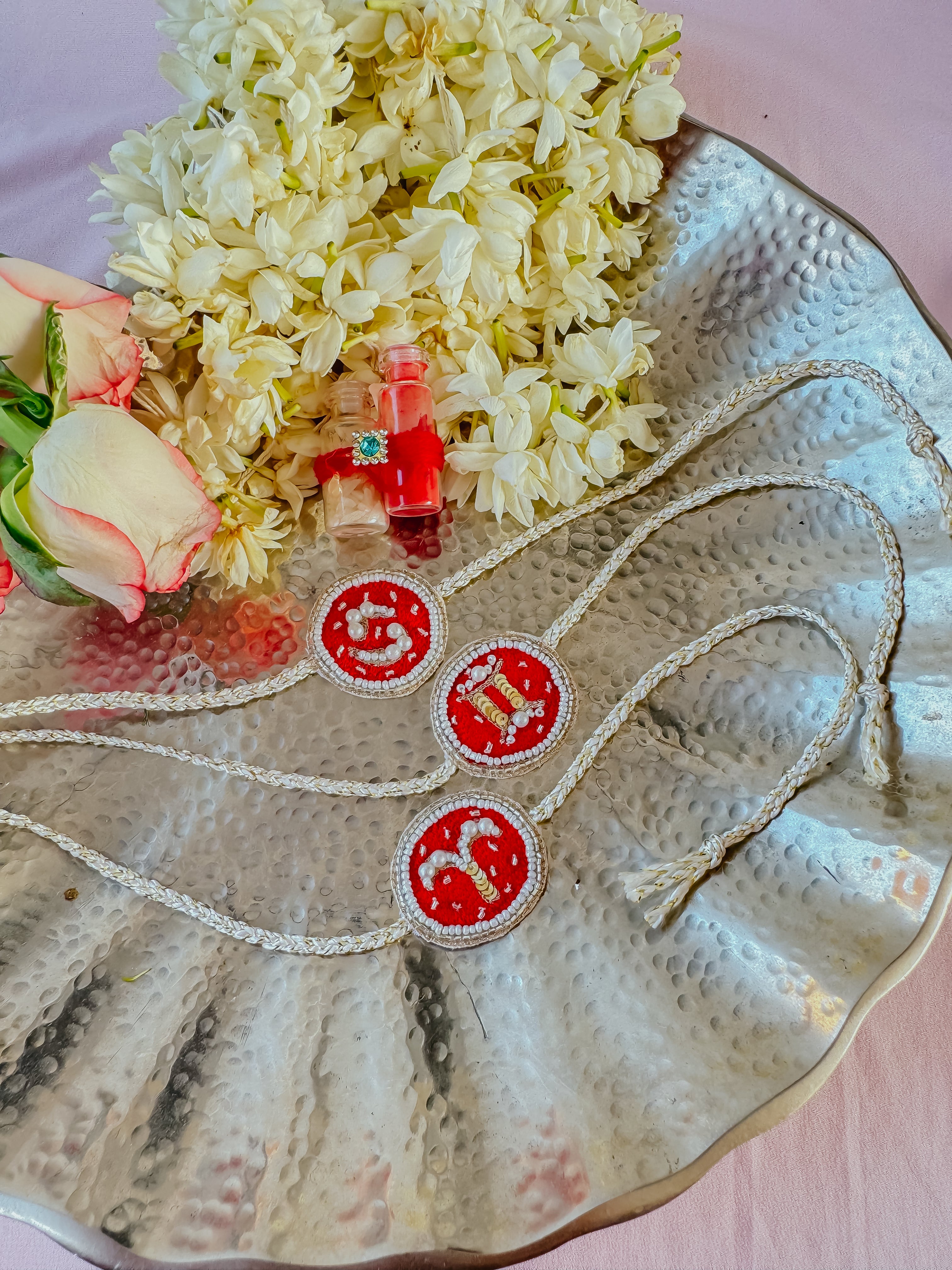 Zodiac Charm Personalized Handmade Rakhi (Single)
