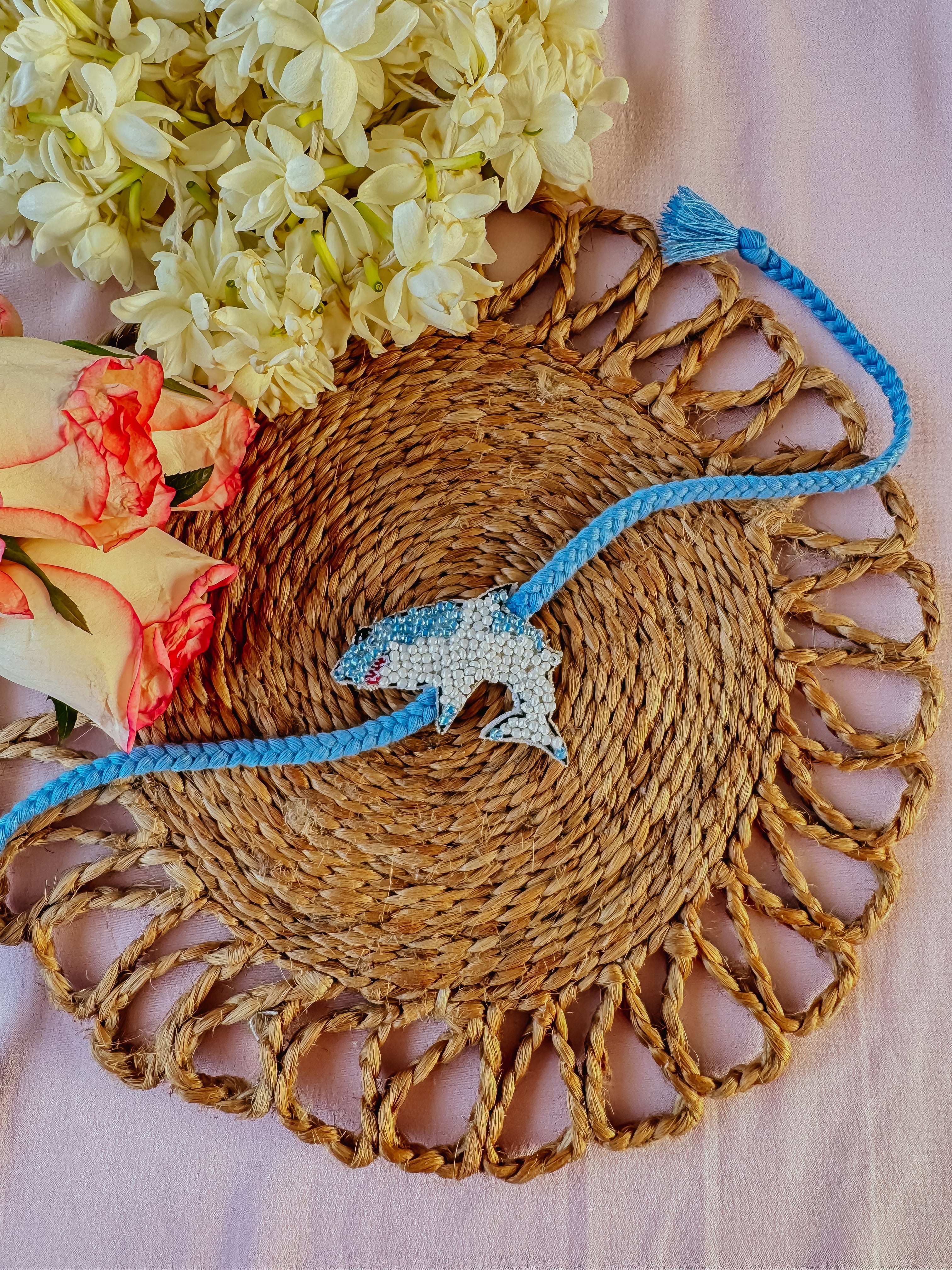 Blue Dolphin Fun Handmade Rakhi