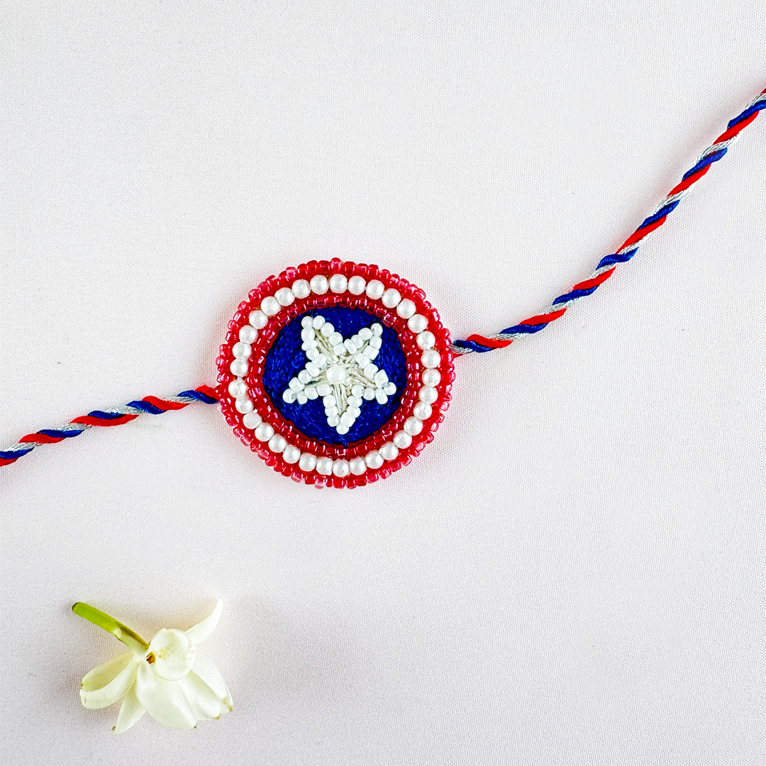 Caption America Handmade Rakhi