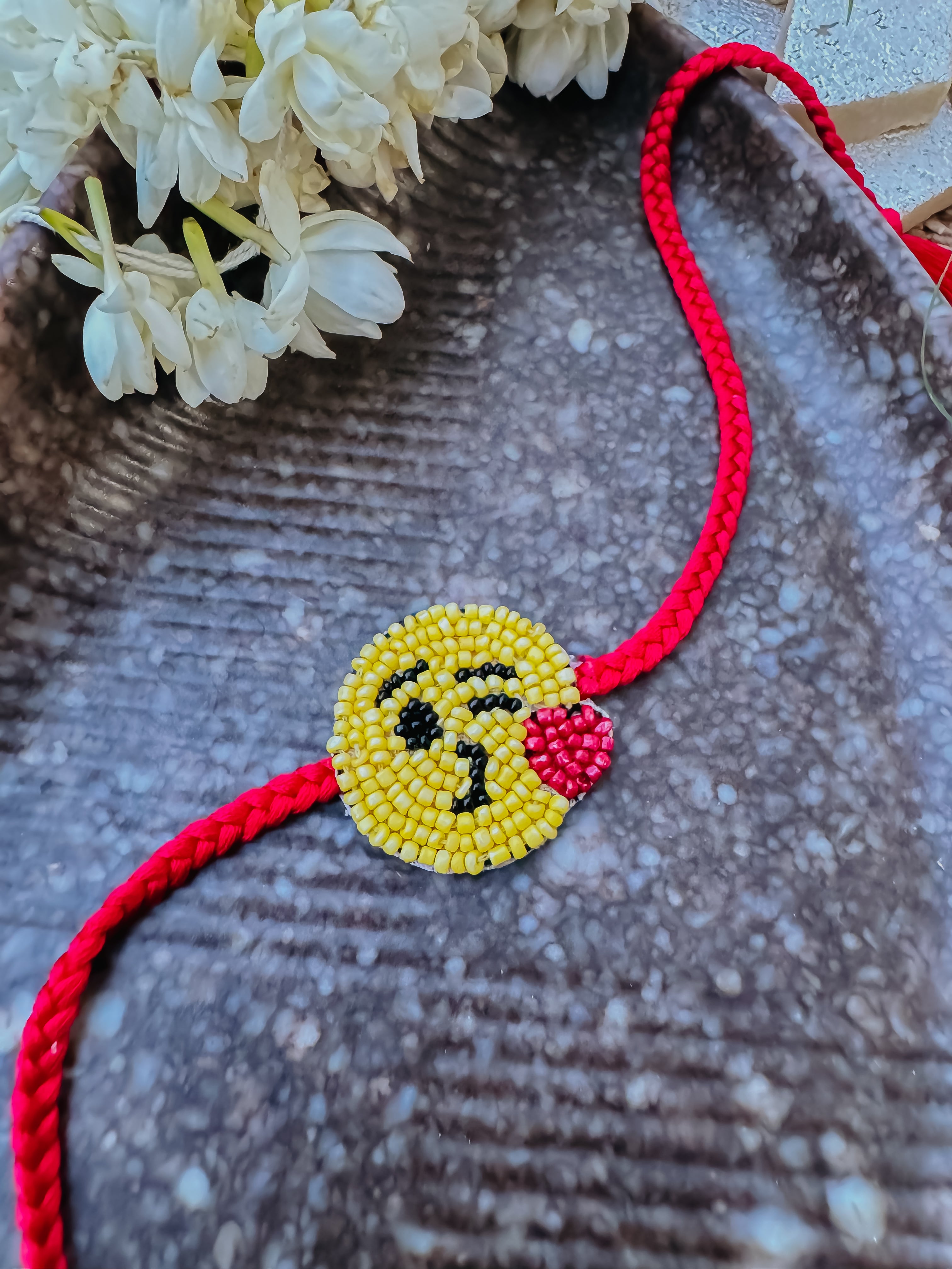 Emoji Kiss Handmade Rakhi