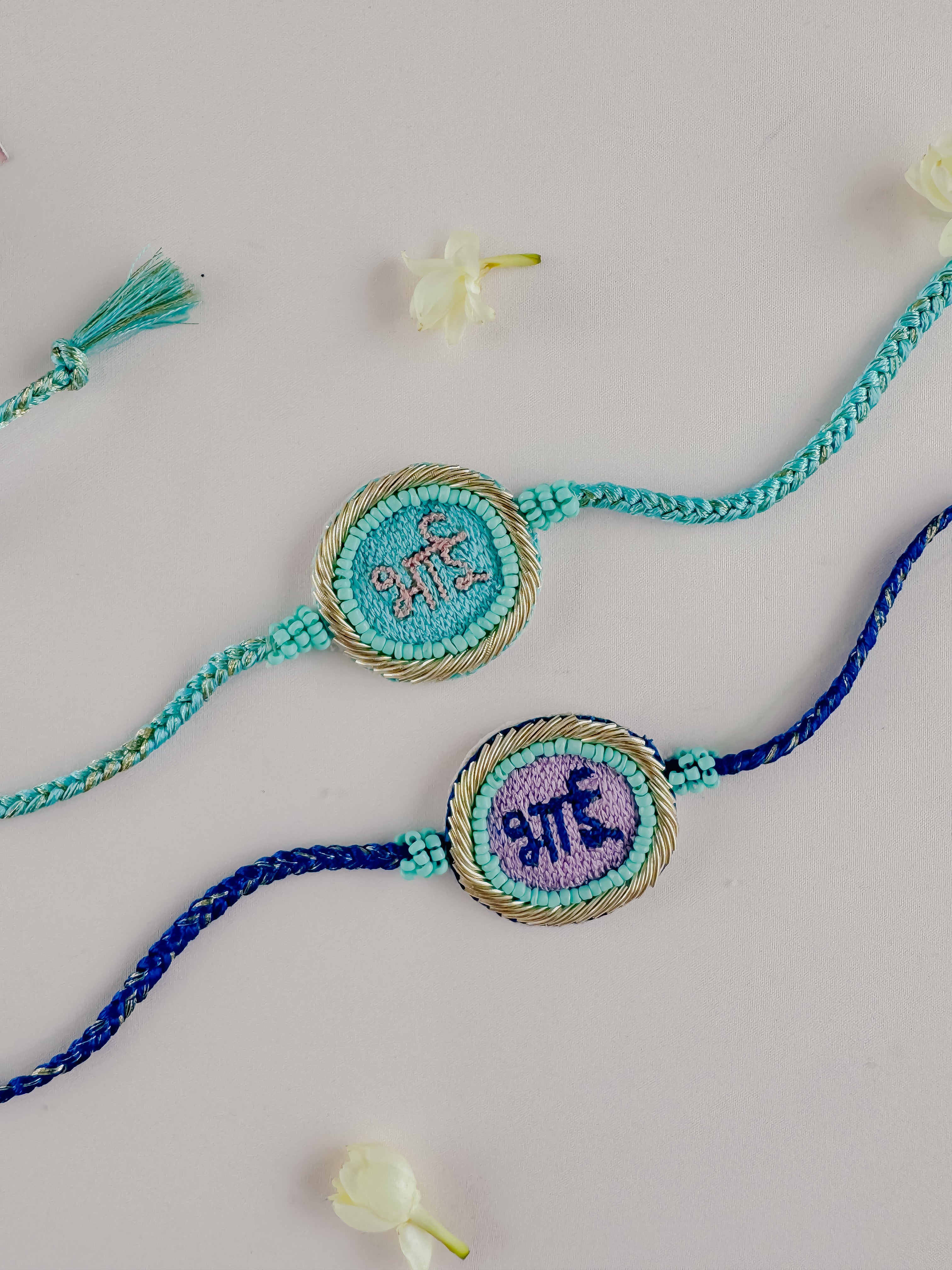 Set of 2- Bhai Goals Handmade Rakhi