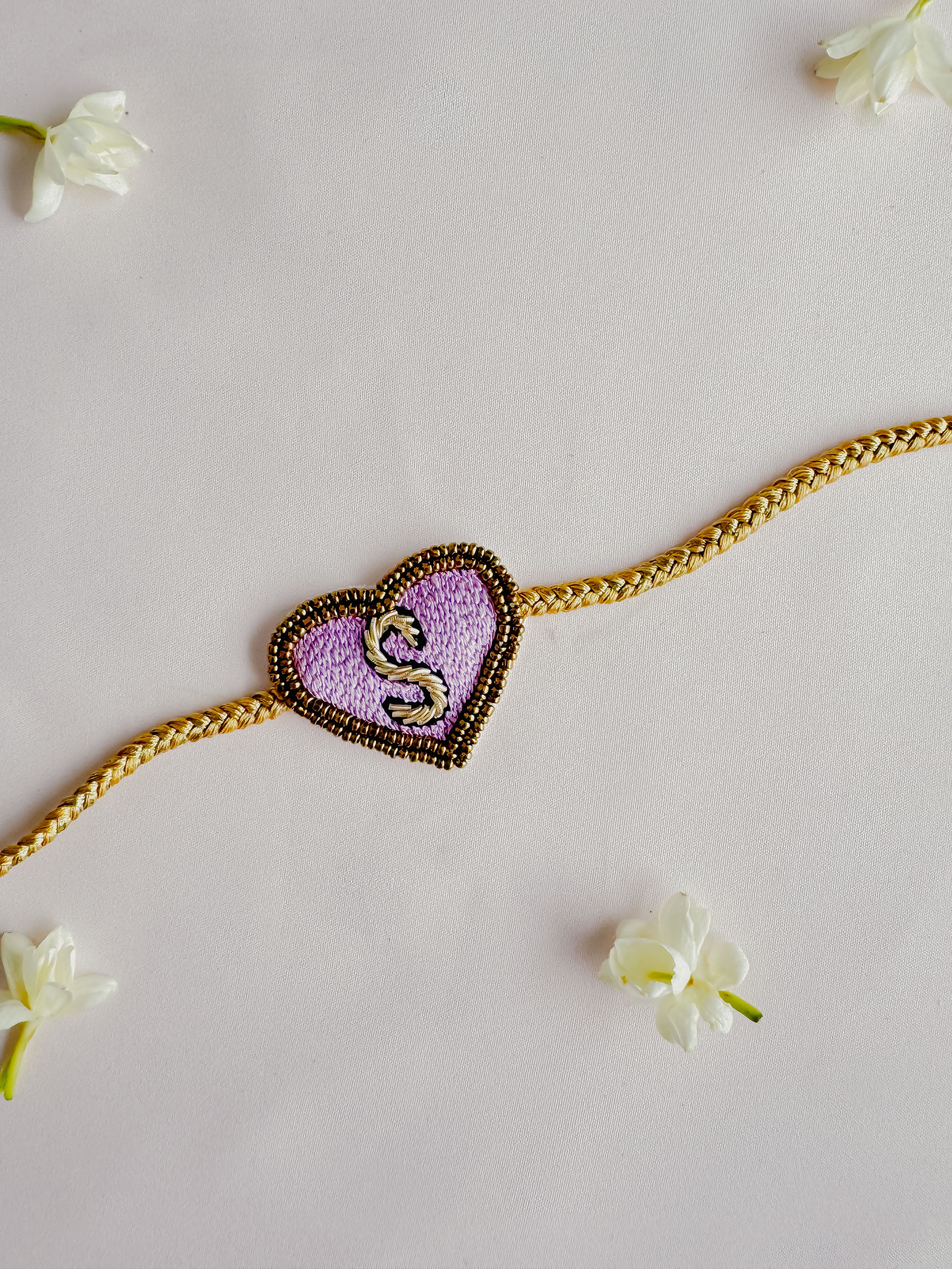 Customized Letter Handmade Rakhi