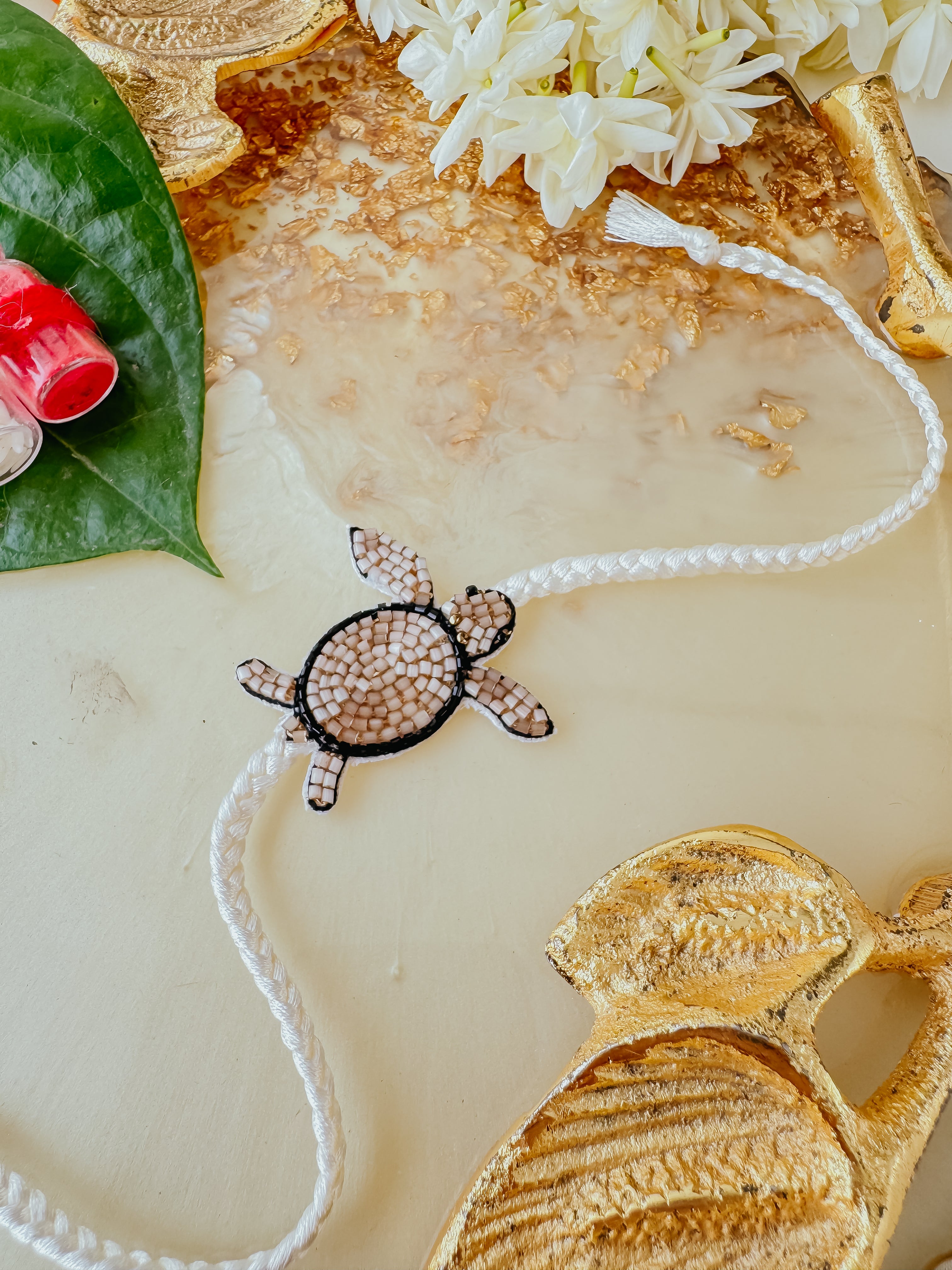 Slow and Steady Turtle Handmade Rakhi