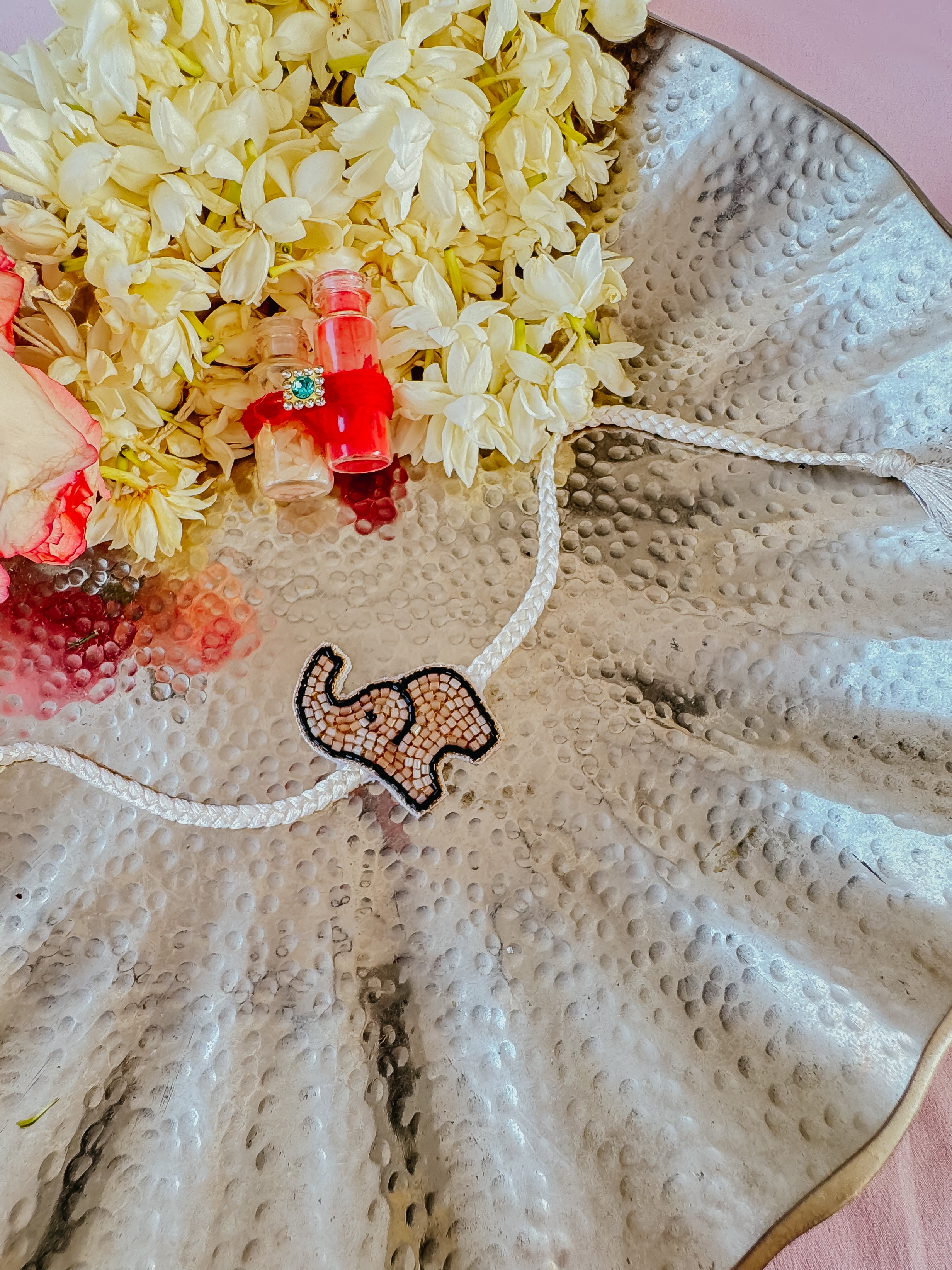 Elephant Charm Handmade Rakhi