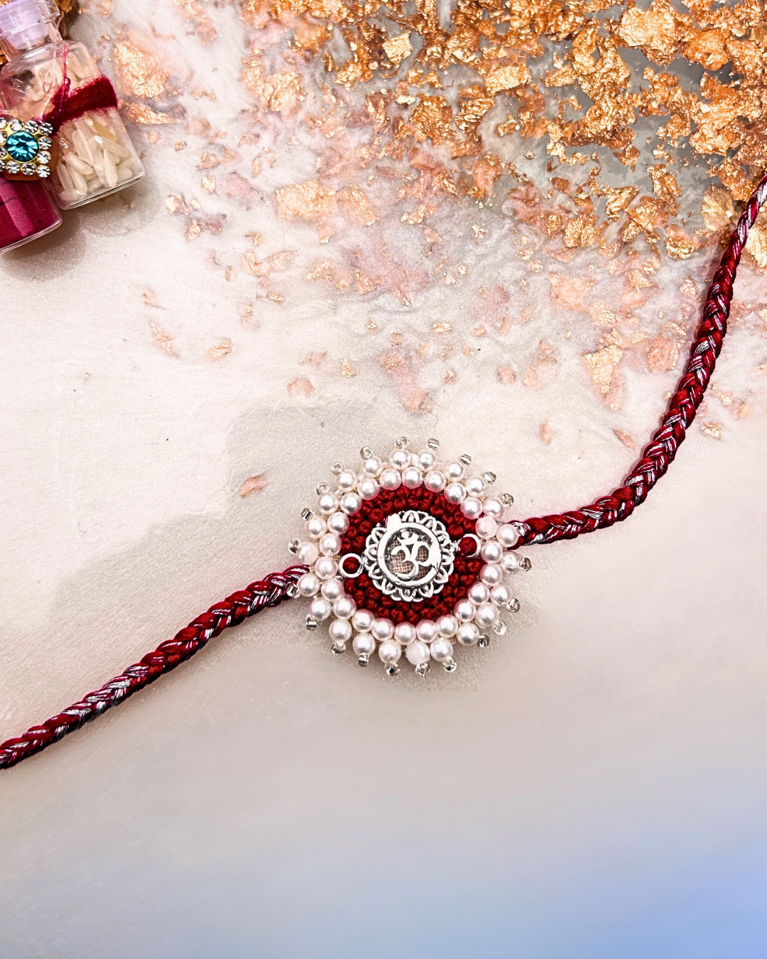 Creative Silver Rakhi