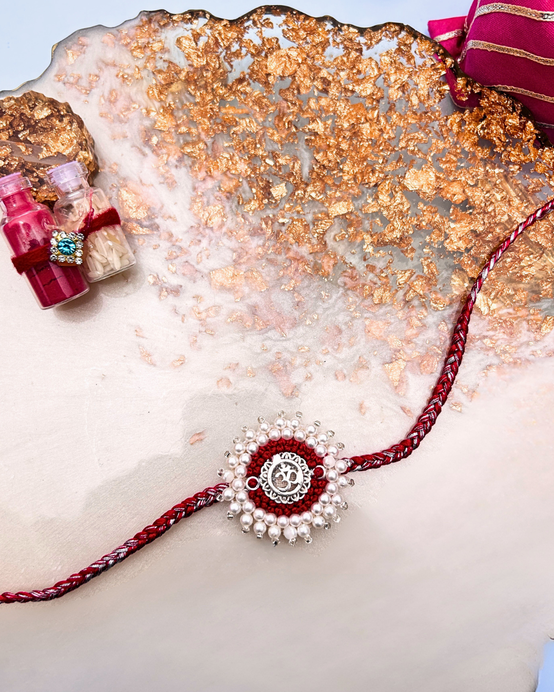 Creative Silver Rakhi
