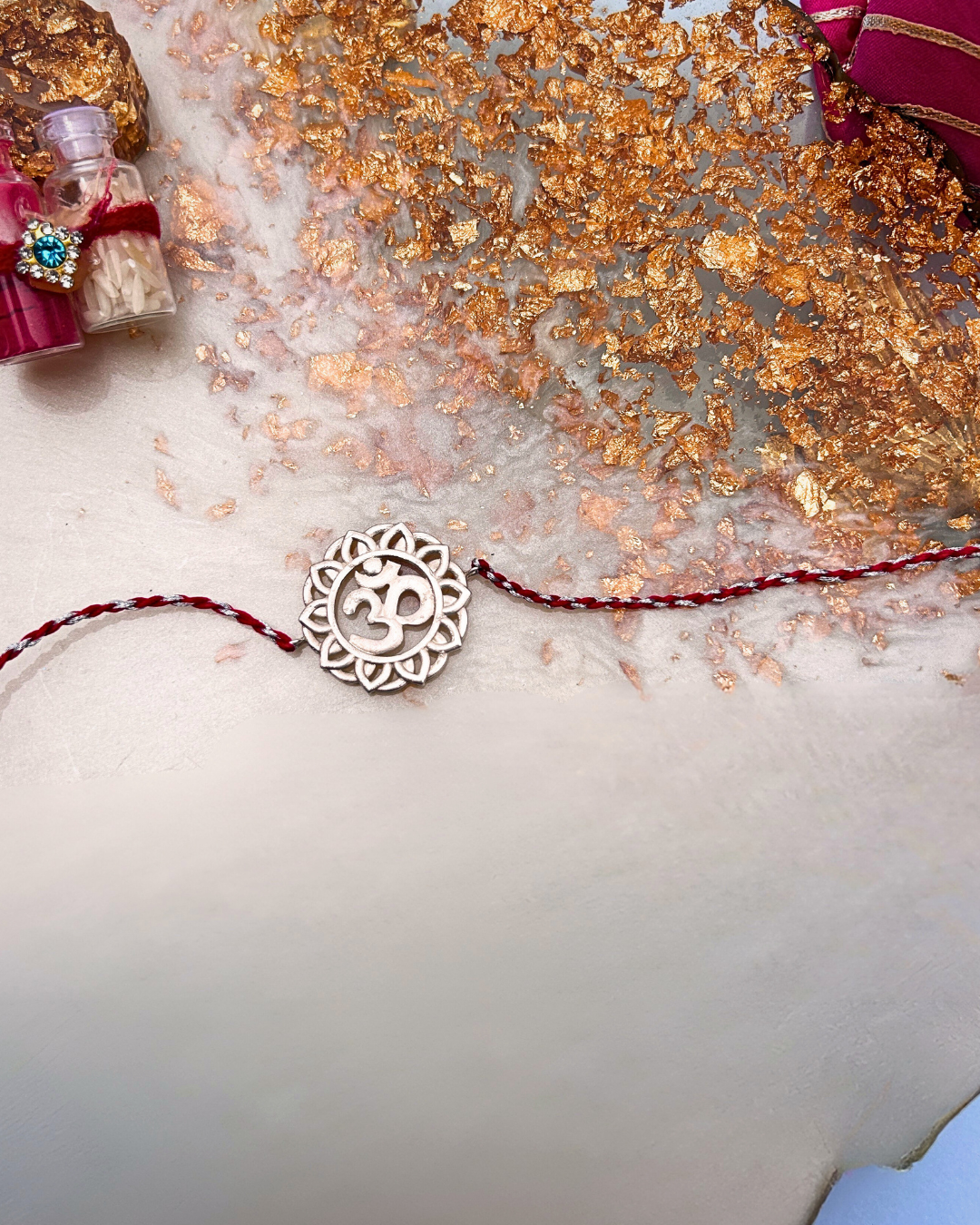 Silver Chakra Rakhi