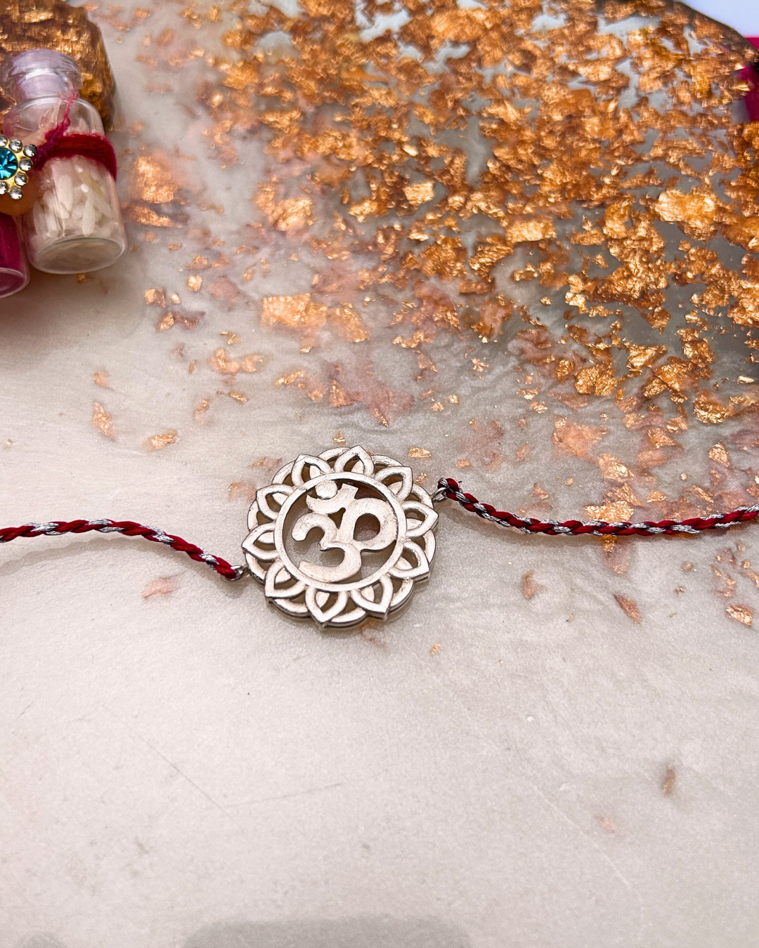 Silver Chakra Rakhi