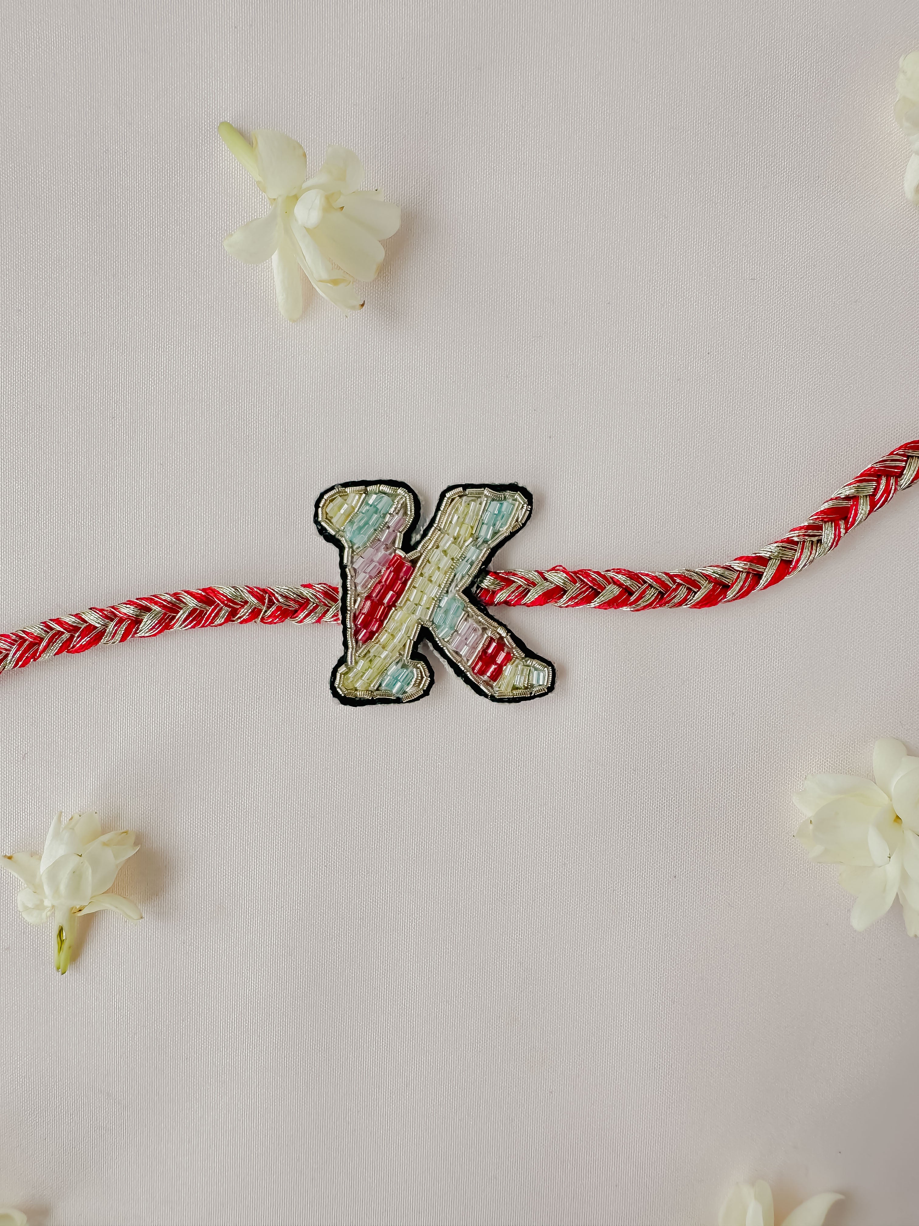 Custom initial Handmade Rakhi