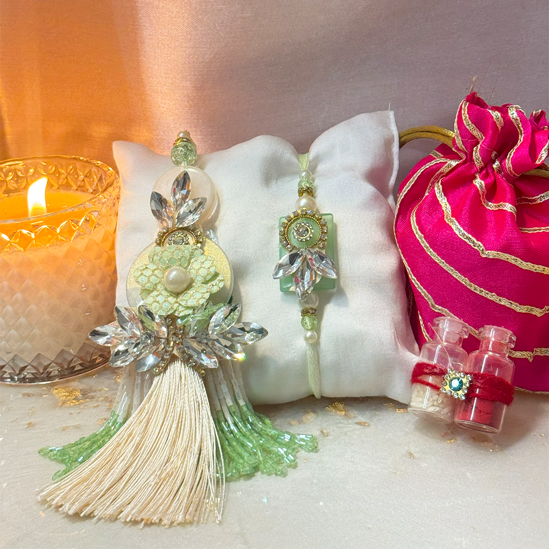 Fern Green Blooming Lumba Set