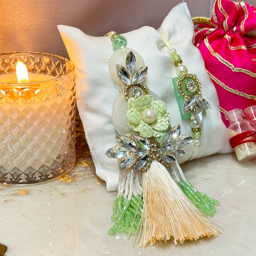 Fern Green Blooming Lumba Set
