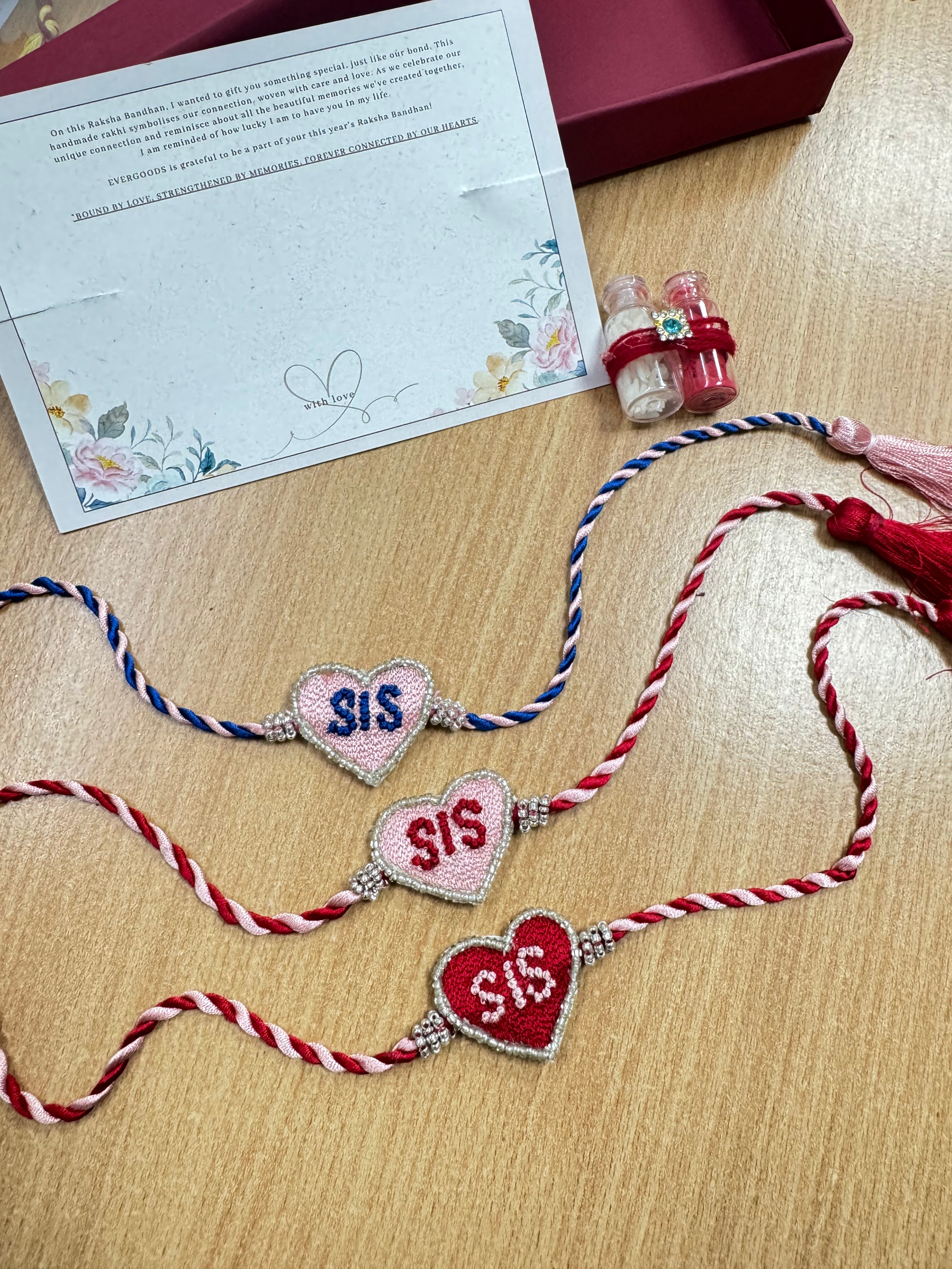 Set of 3 - Sister Rakhis