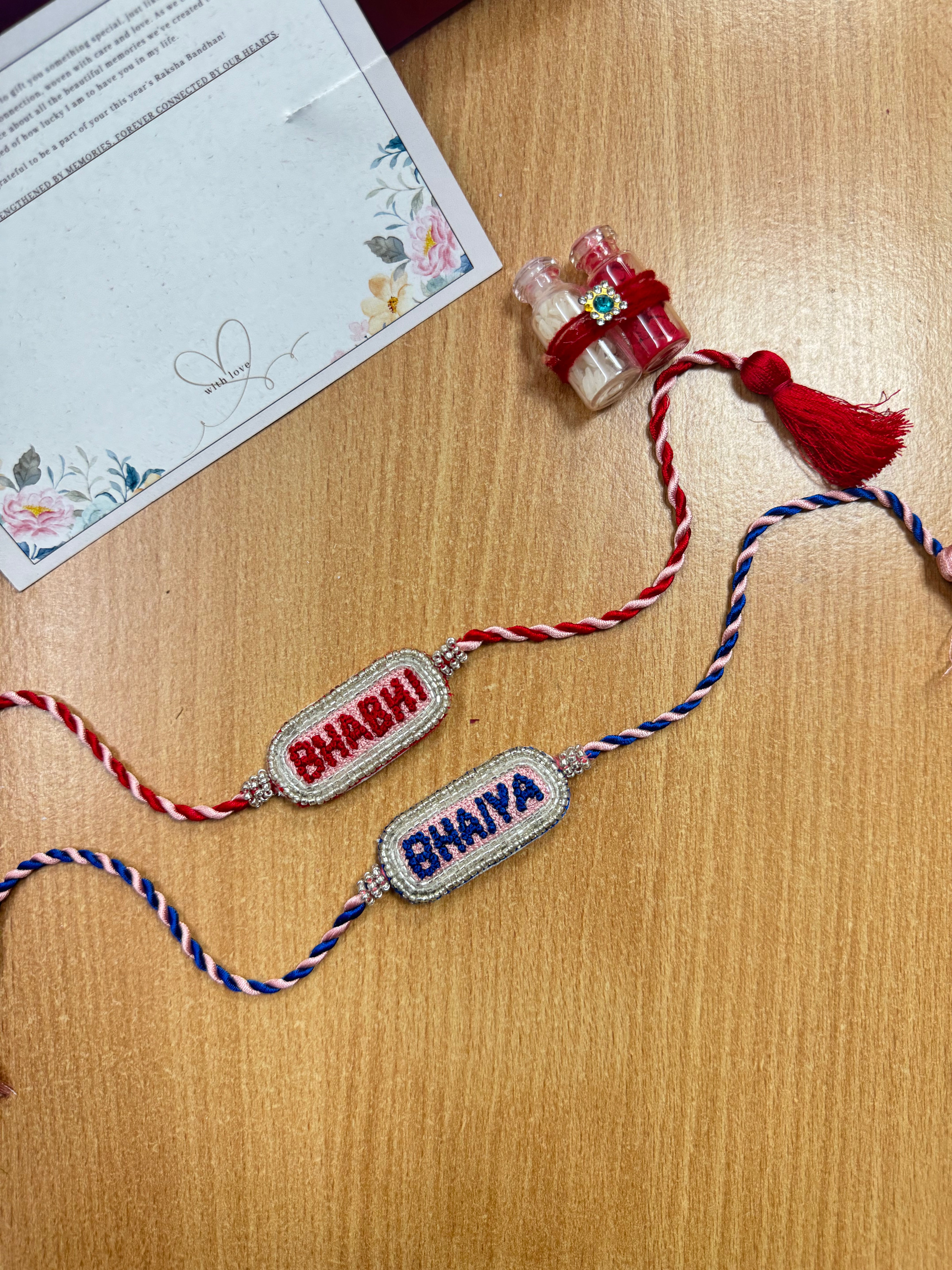 Bhaiya & Bhabhi Rakhi Set