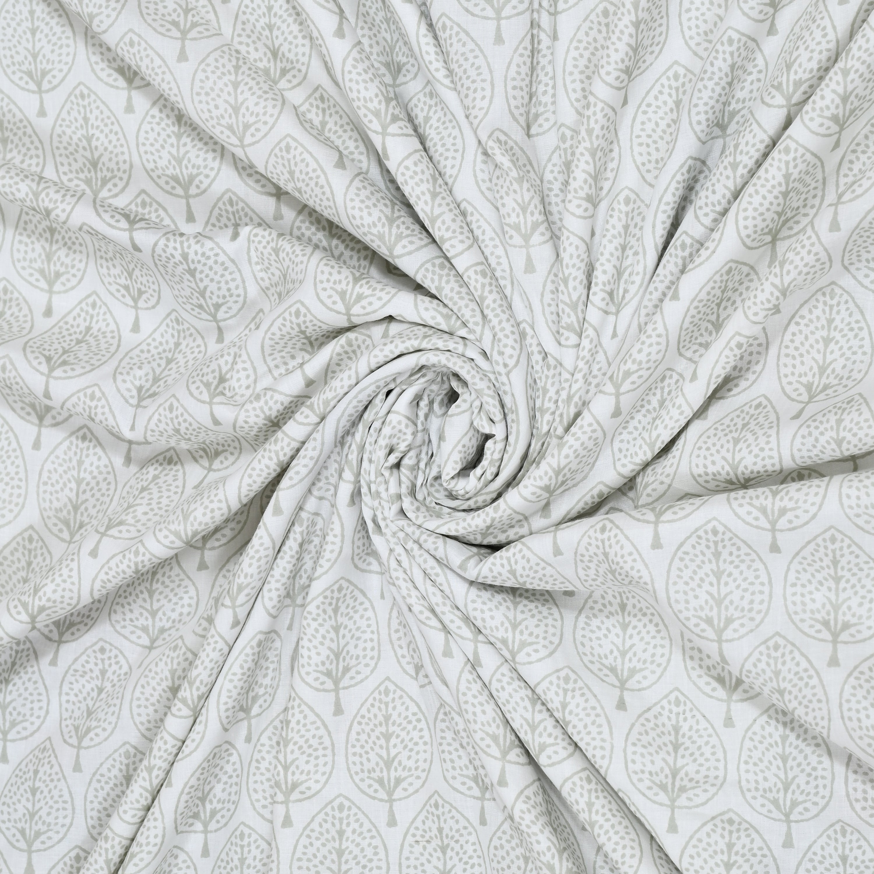 Amber Leaf Cotton Dohar Printable & Reversible